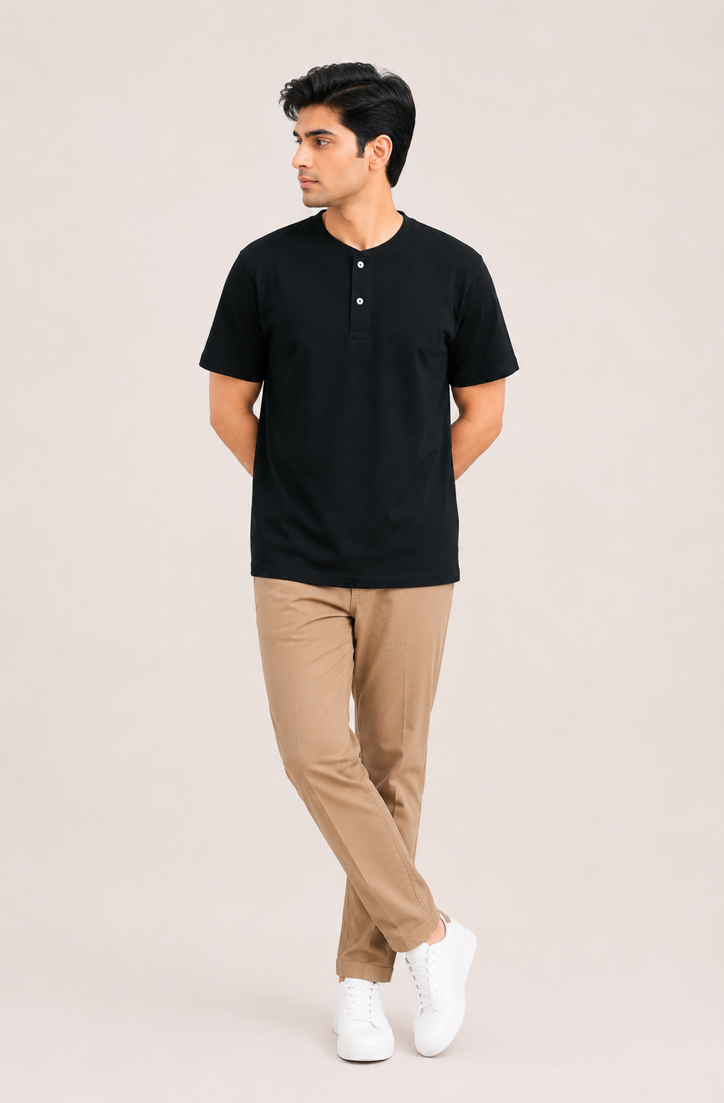 MEN BLACK T-SHIRT Reality