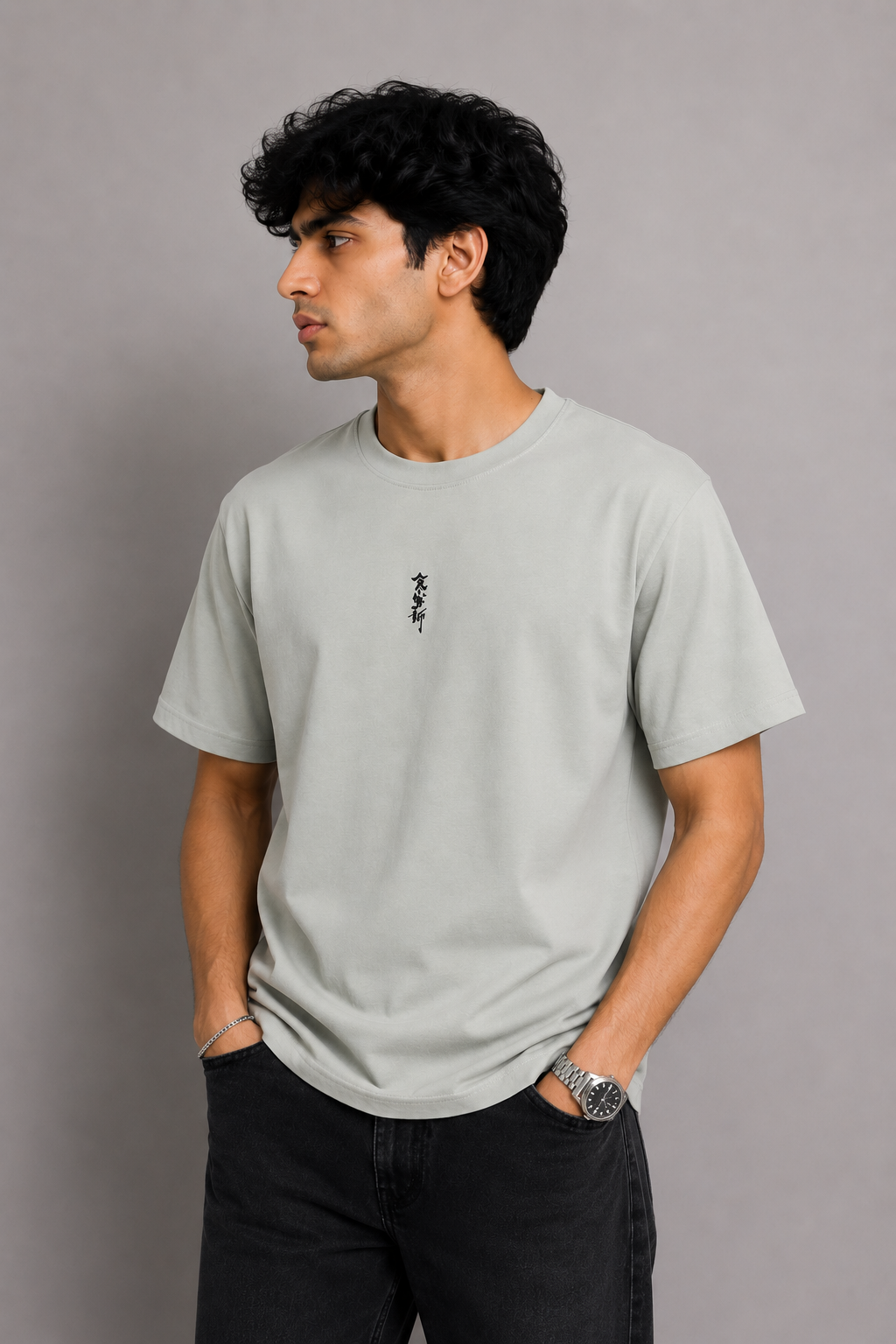 MEN LIGHT GREEN T-SHIRT Reality