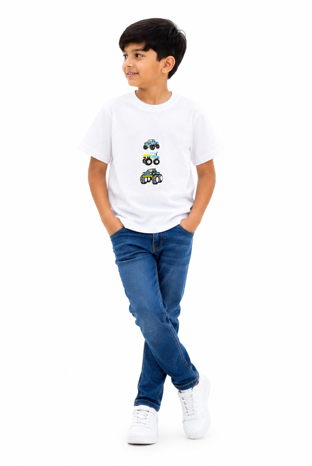Boys WHITE T-SHIRT Reality