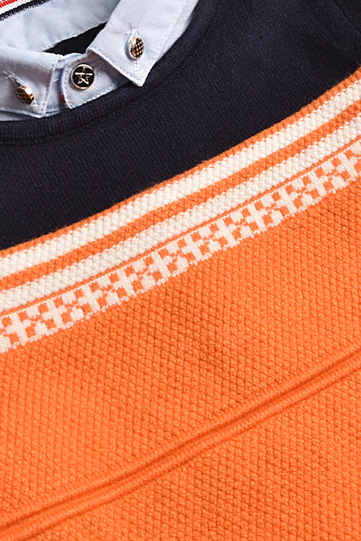 Orange kint Pullover REALITY