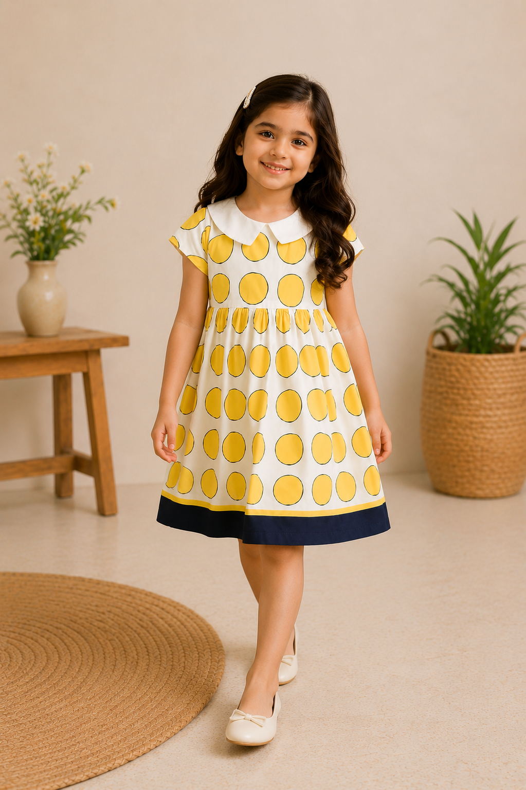GIRLS YELLOW FROCK Reality