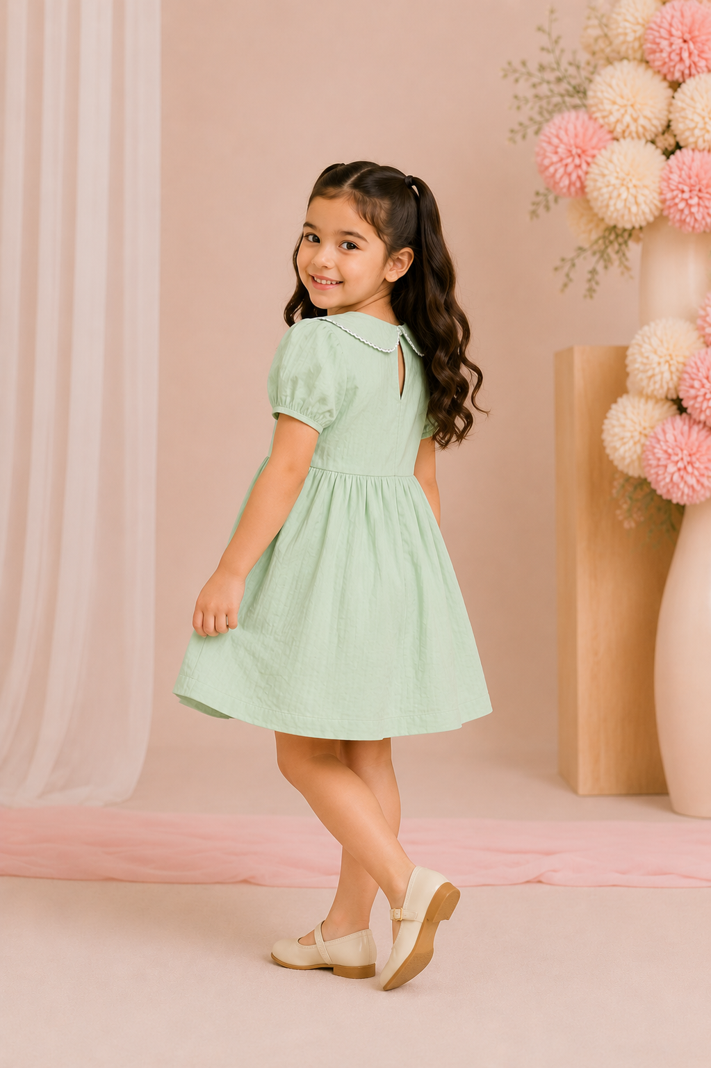 GIRLS GREEN FROCK Reality
