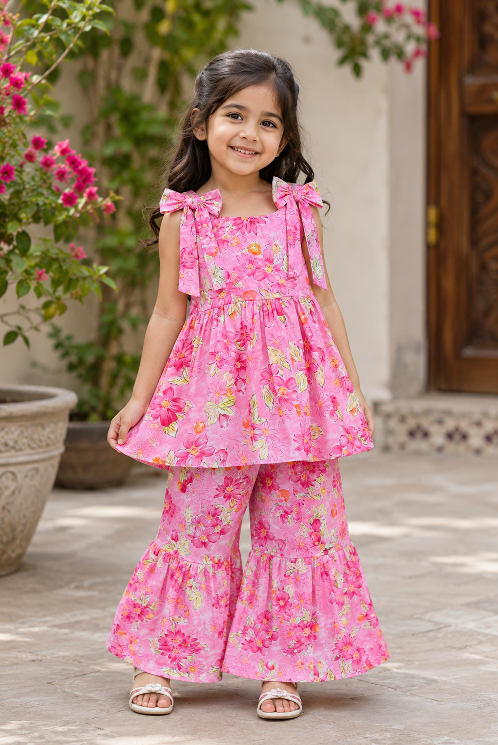 SPRING GARDEN TWIRL PINK SUIT Reality
