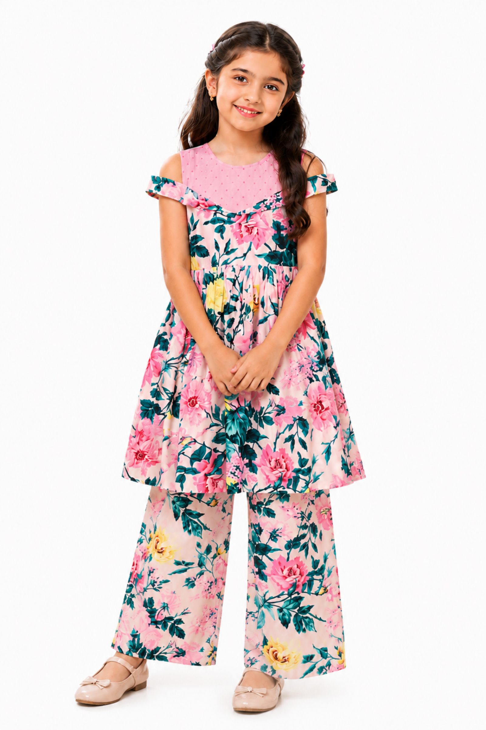 FLORAL MIST PINK SUIT Reality
