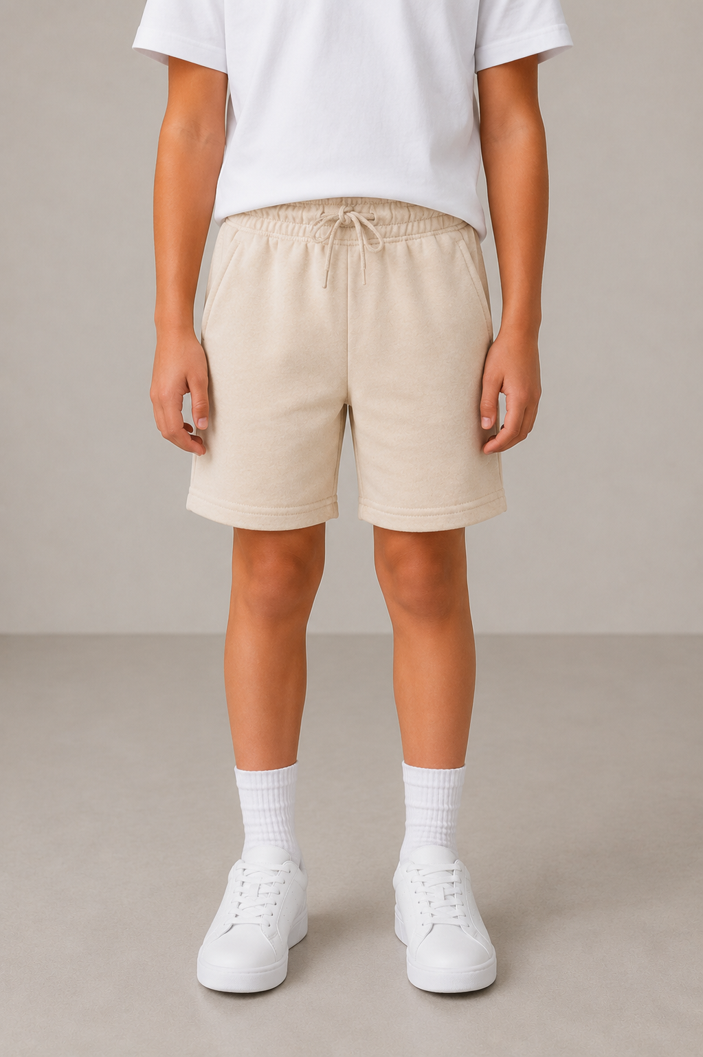 KIDS CREAM SHORTS Reality