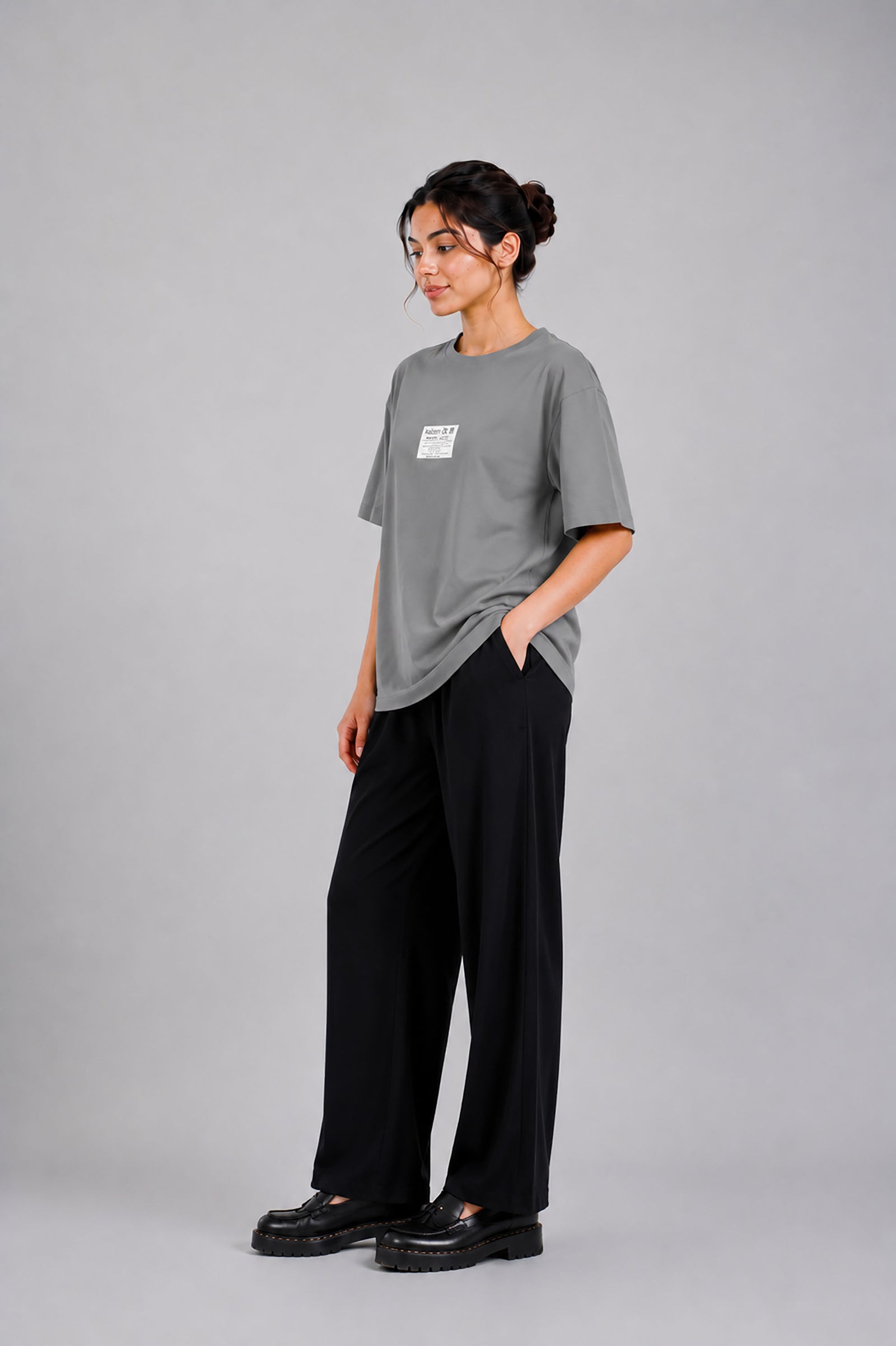 KAI-ZEN GRAPHIC GRAY TEE Reality