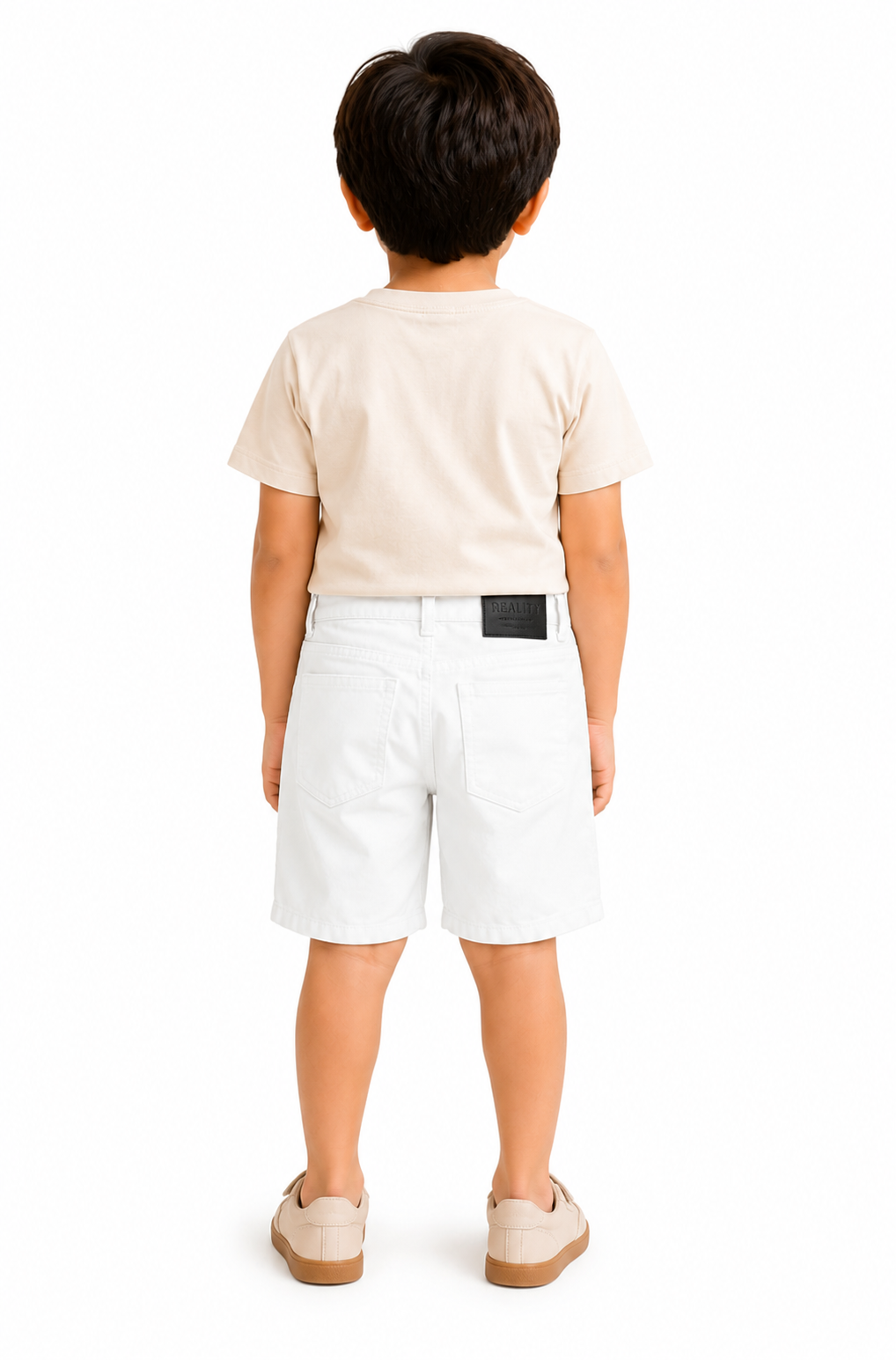 KIDS WHITE SHORTS