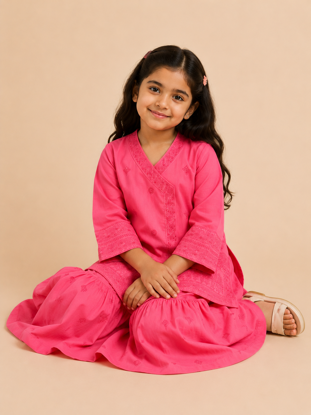 2 piece AFREEN ANGRAKHA PINK SUIT Reality