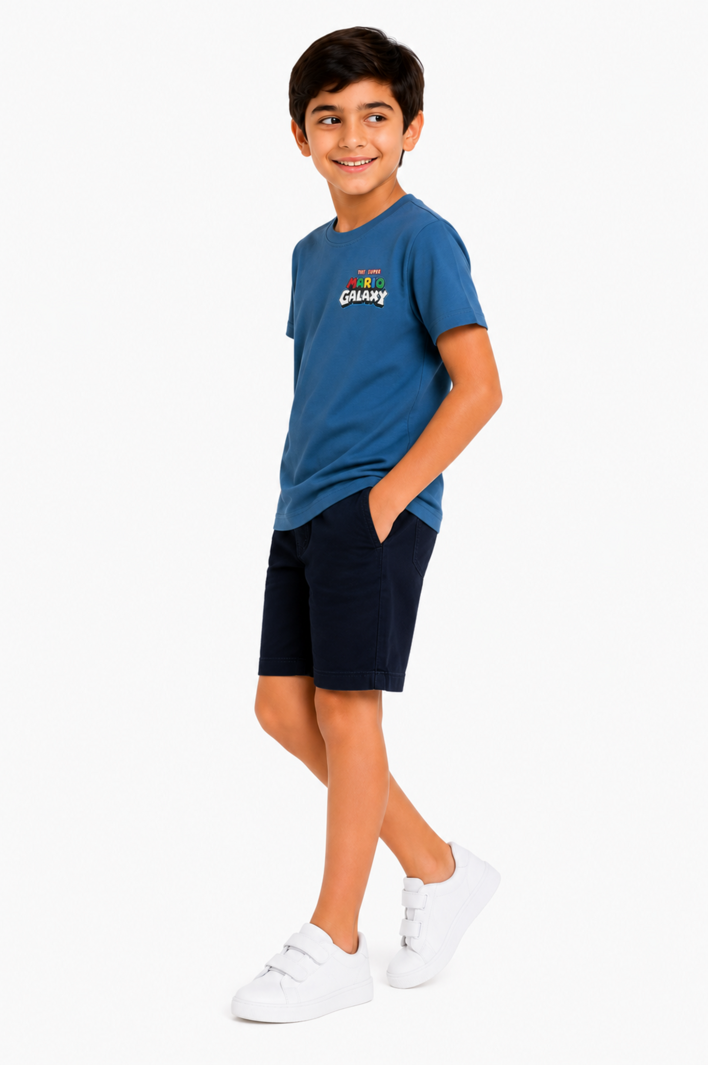 WORTHY GRAPHIC LIGHT BLUE TEE