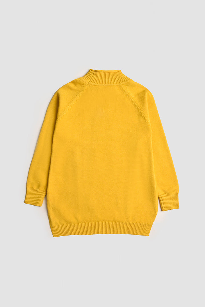 Mustard Cable Knit Sweater REALITY