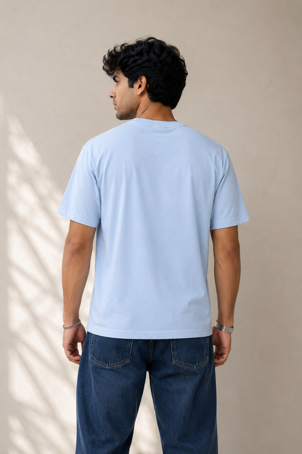 MEN LIGHT BLUE T-SHIRT Reality