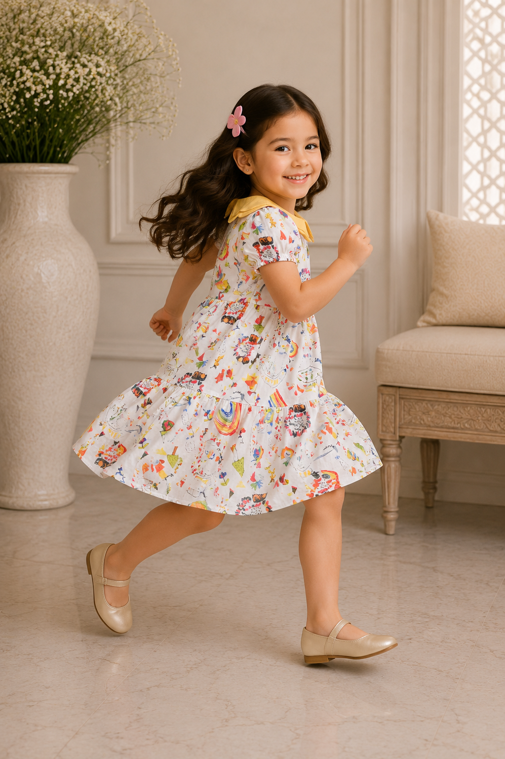 GIRLS WHITE FROCK Reality