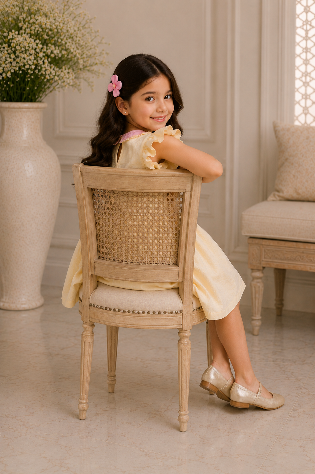 GIRLS YELLOW FROCK Reality