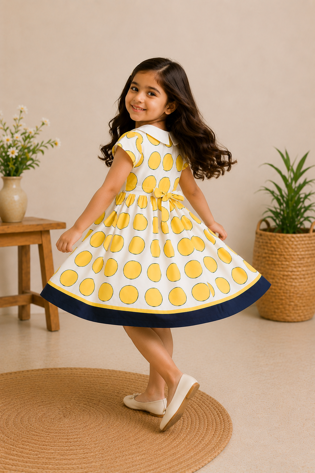 GIRLS YELLOW FROCK Reality