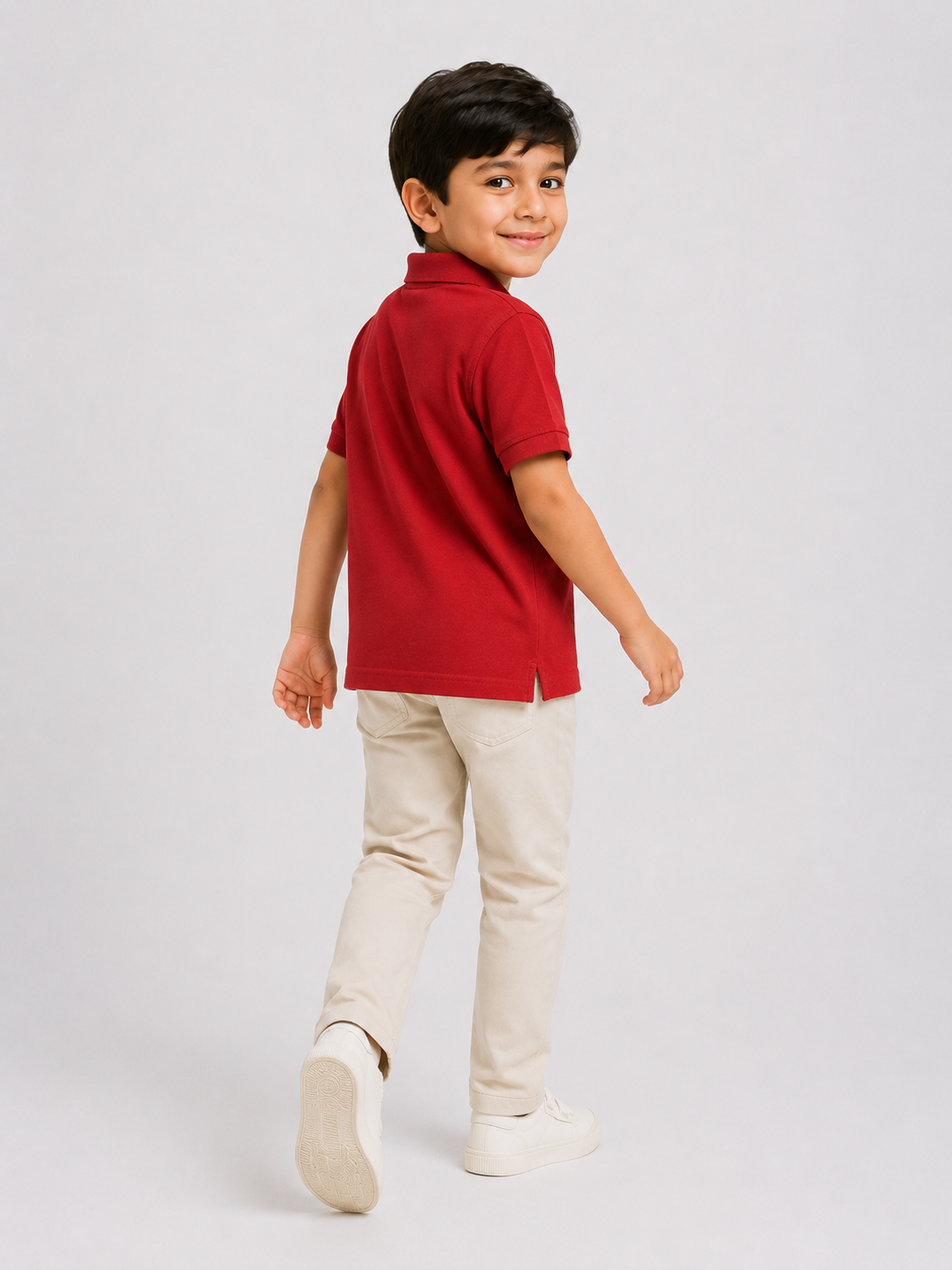 DINO PRINTED RED POLO Reality
