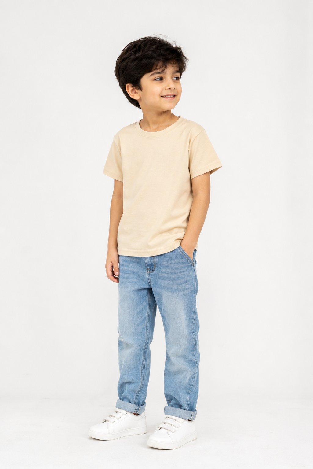 Boys CREAM T-SHIRT Reality