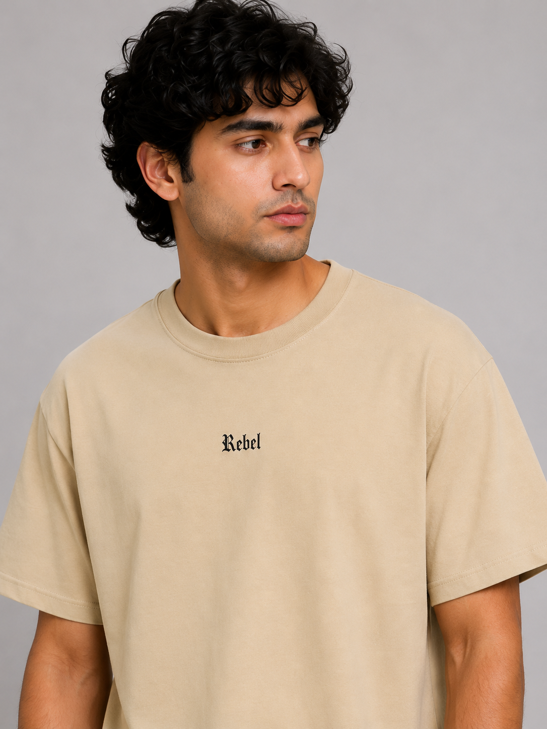 MEN SKIN DOWN SHOULDER T-SHIRT Reality