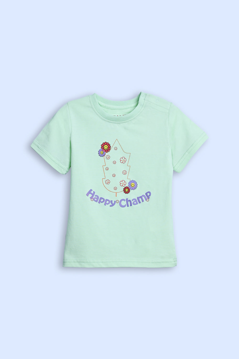 GIRLS SEA GREEN T-SHIRT REALITY