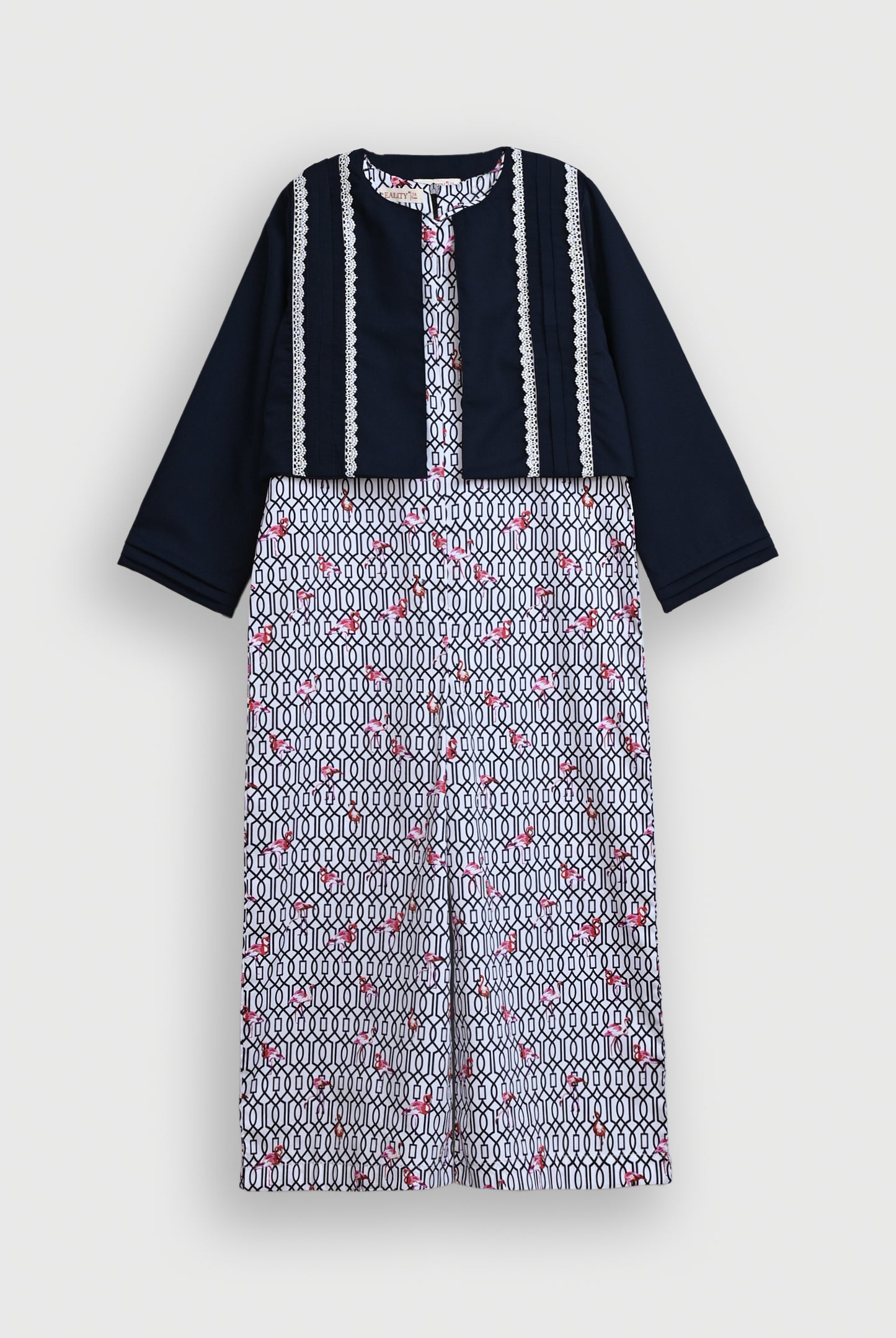 FLORAL GRACE NAVY JUMP SUIT Reality