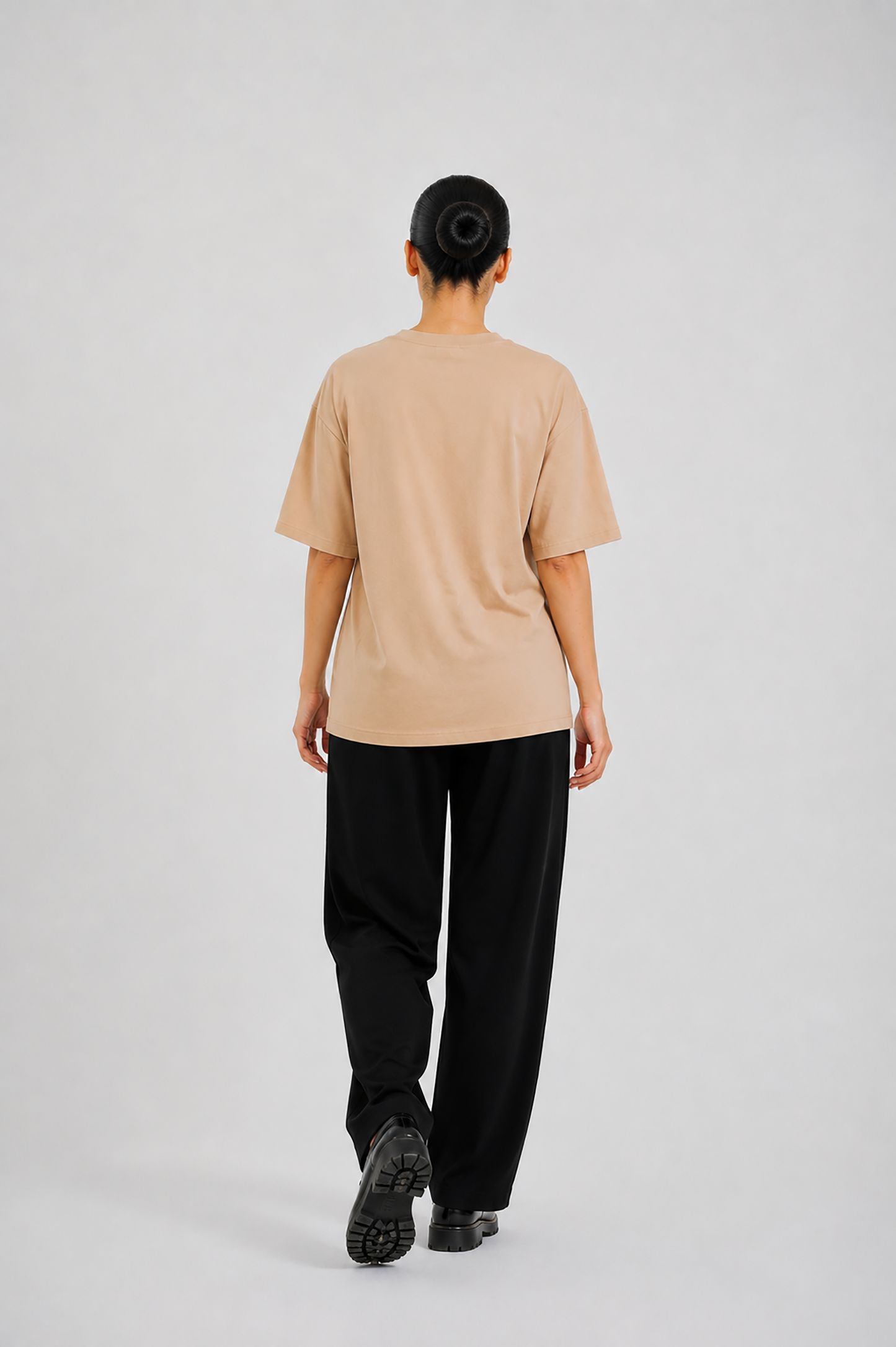 LADIES DOWN SHOULDER SKIN T-SHIRT