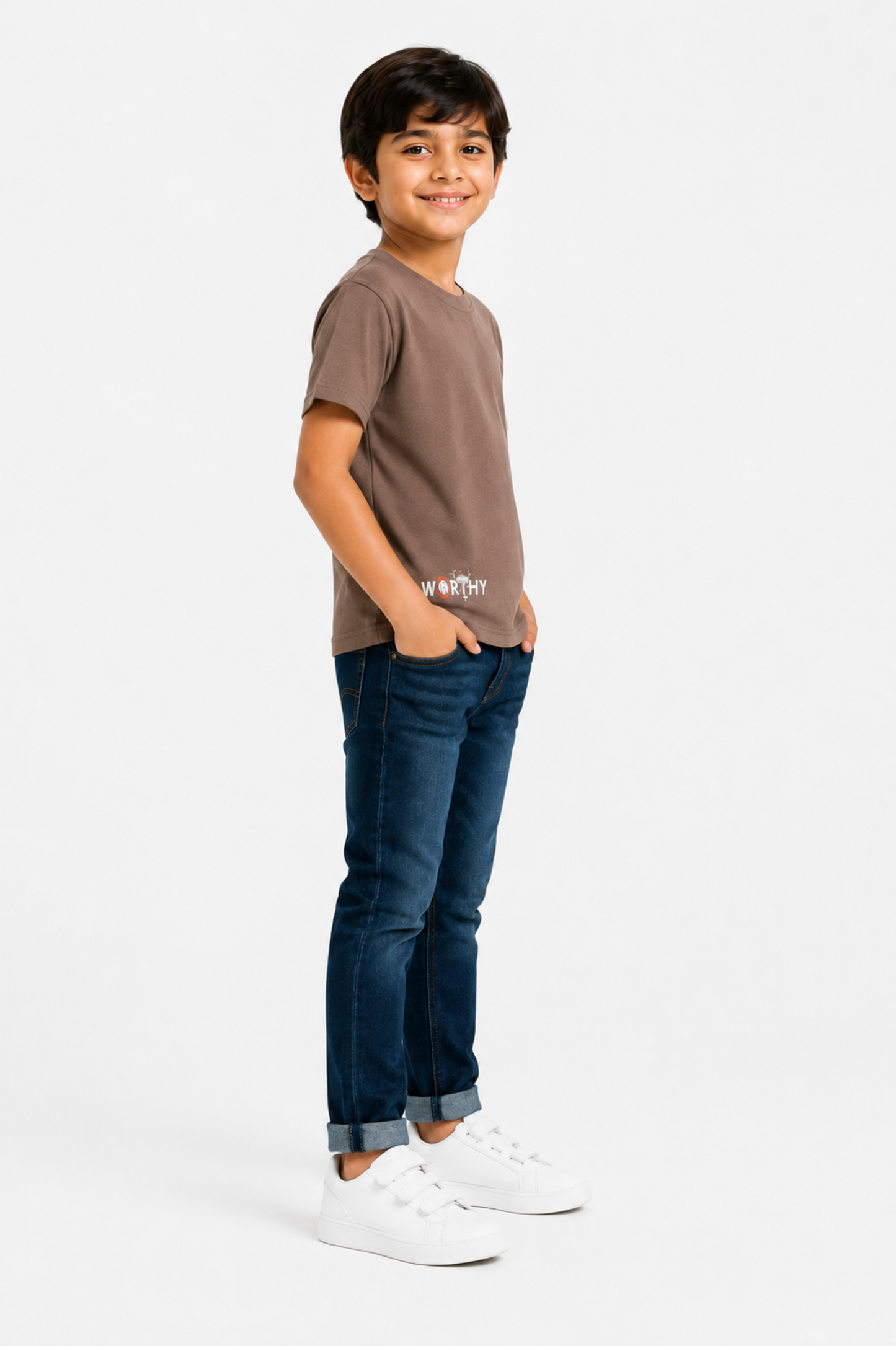 WORTHY GRAPHIC DARK GRAY TEE Reality