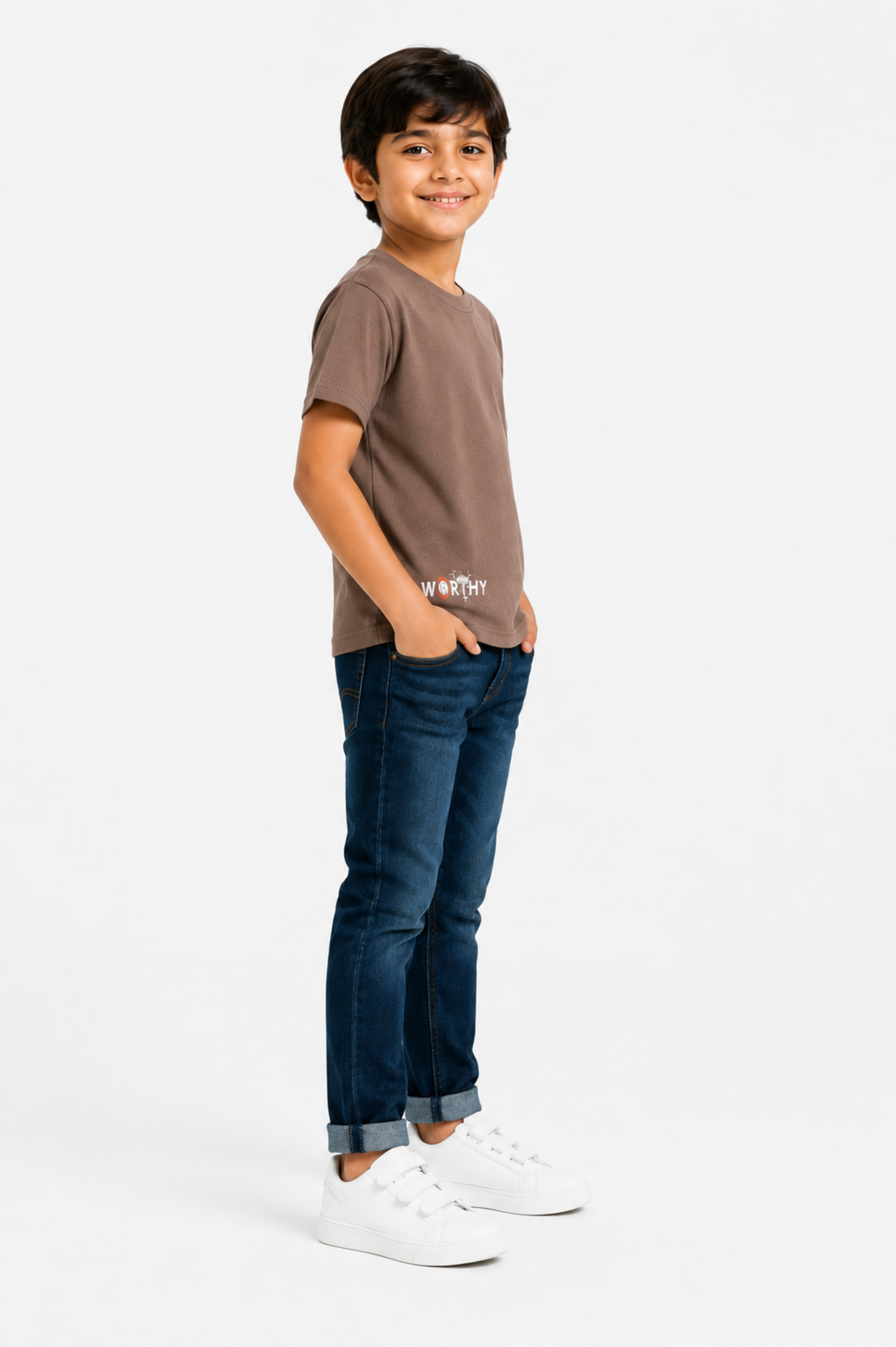WORTHY GRAPHIC DARK GRAY TEE Reality