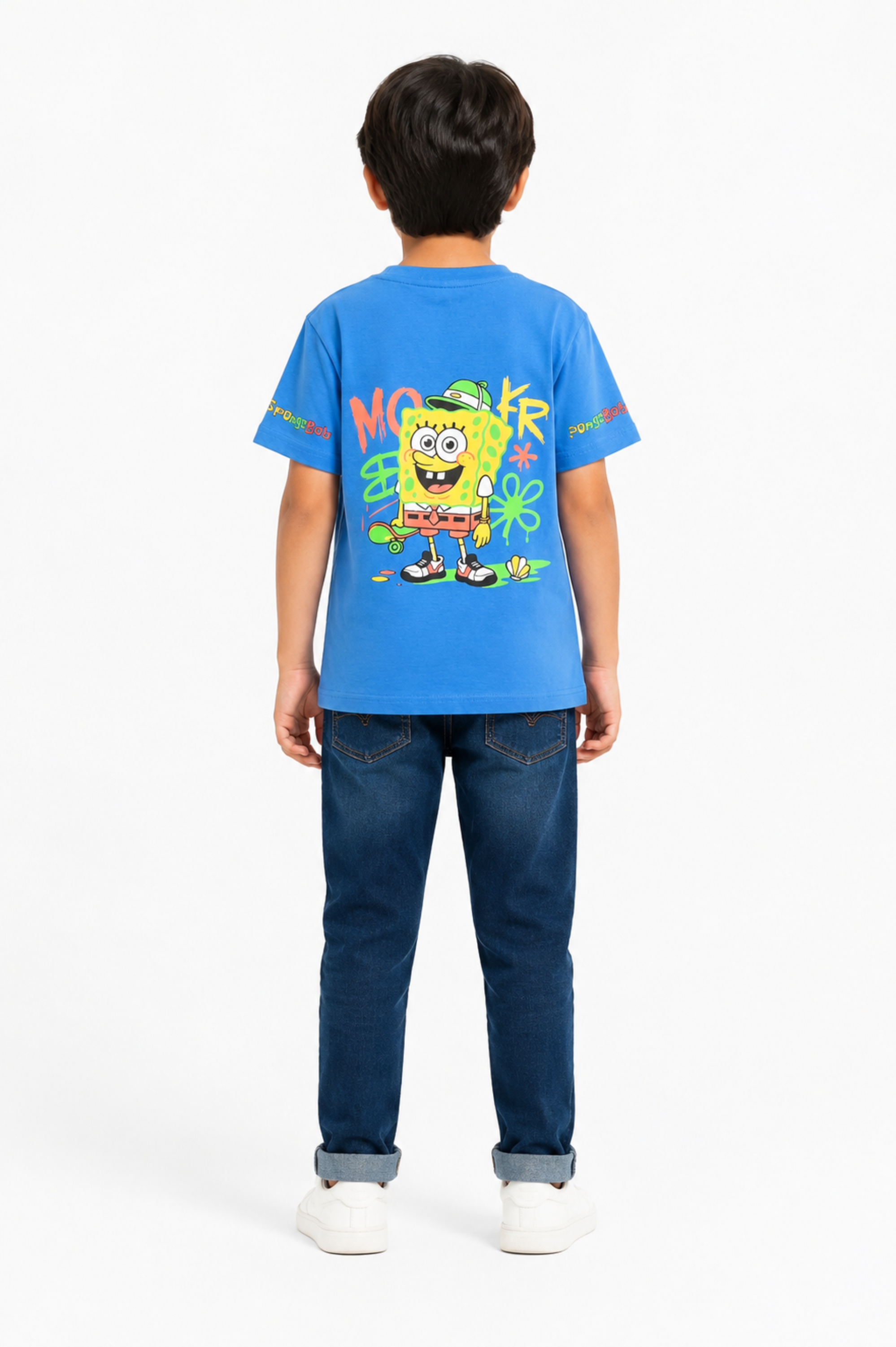 WORTHY GRAPHIC BLUE TEE Reality
