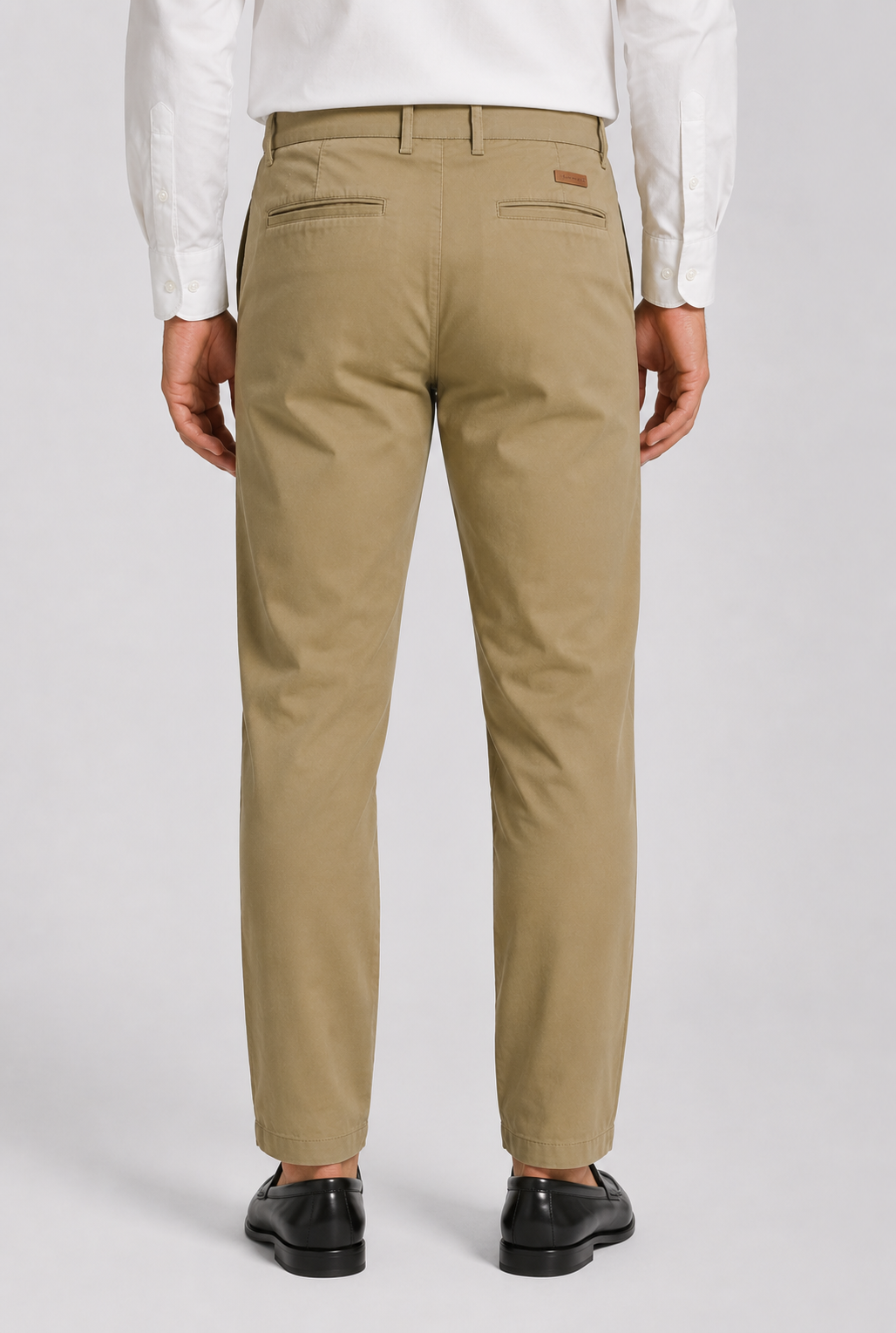 IMPORTED COTTON OLIVE PANT Reality