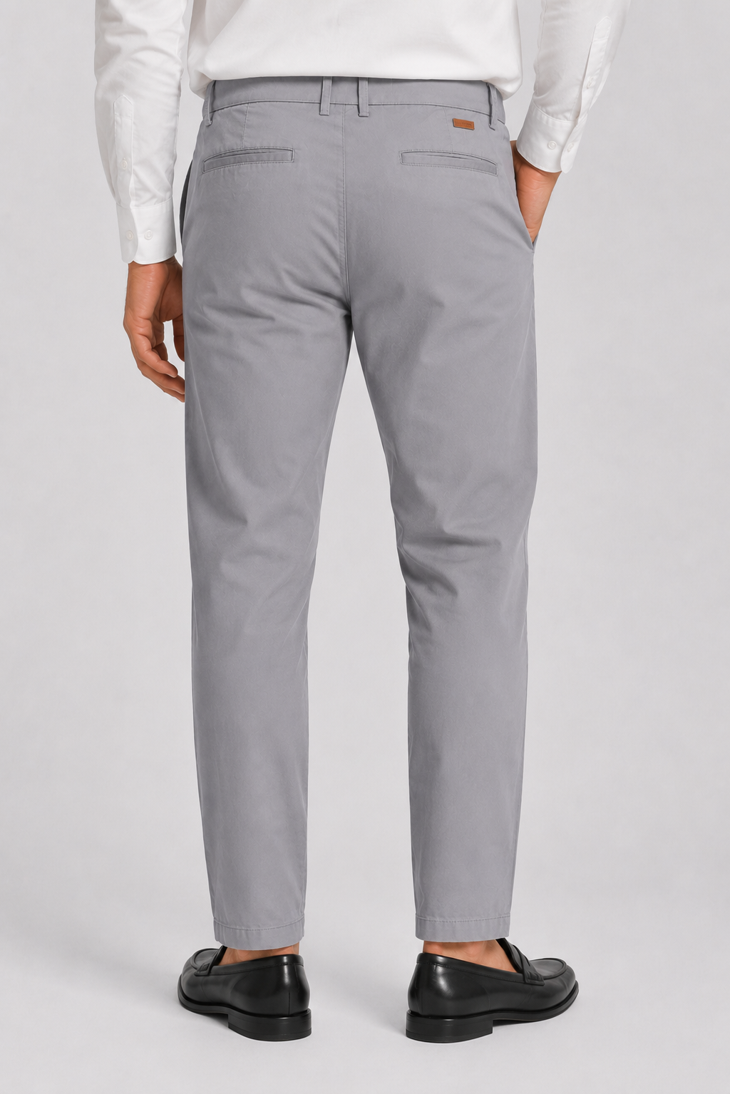 IMPORTED COTTON GREY PANT Reality