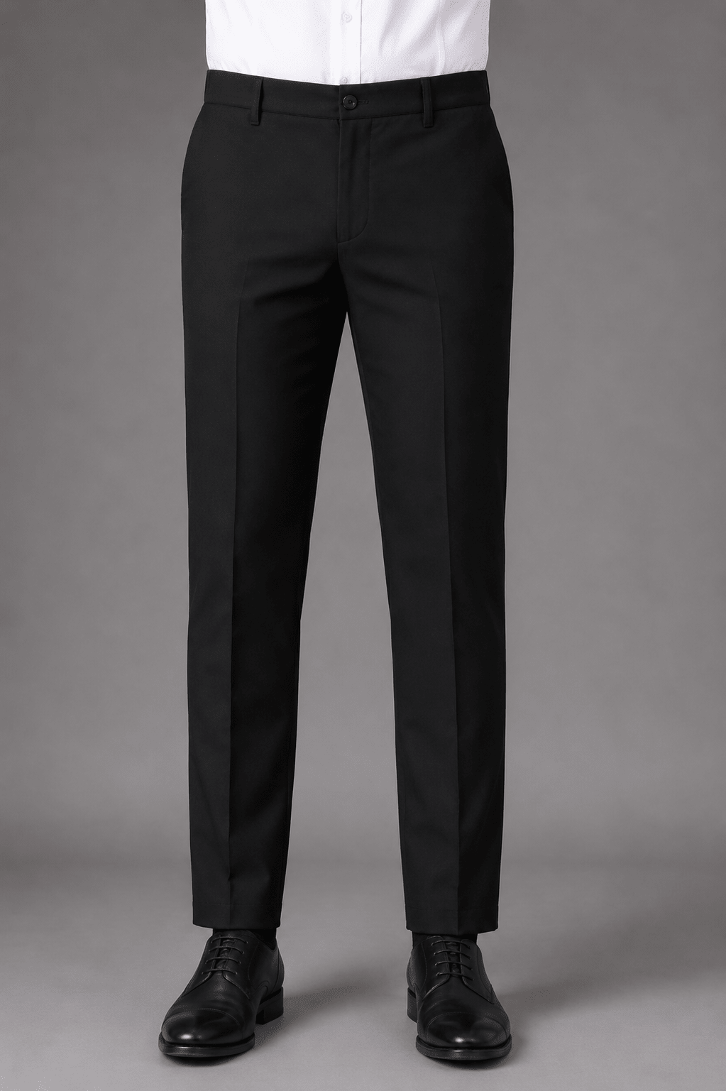 IMPORTED COTTON BLACK PANT Reality