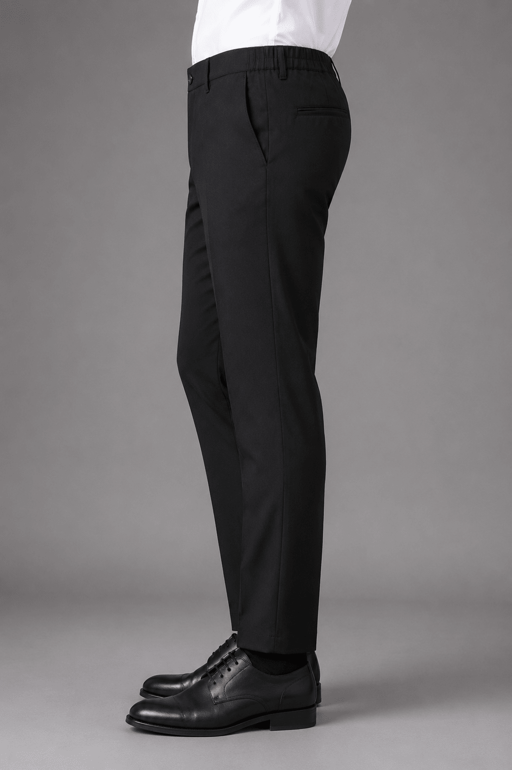 IMPORTED COTTON BLACK PANT Reality