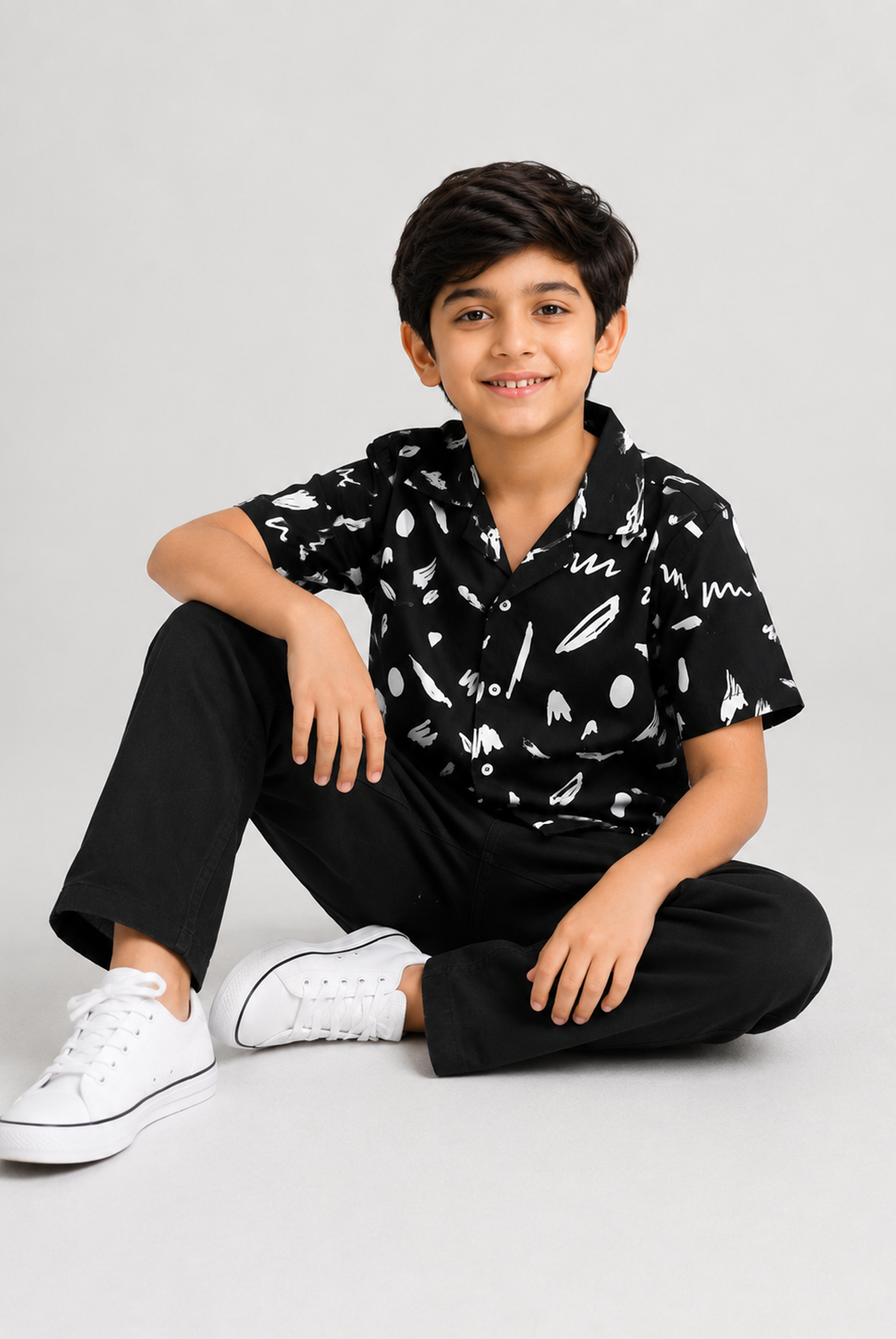 BOYS COAT COLLAR CASUAL SHIRT Reality