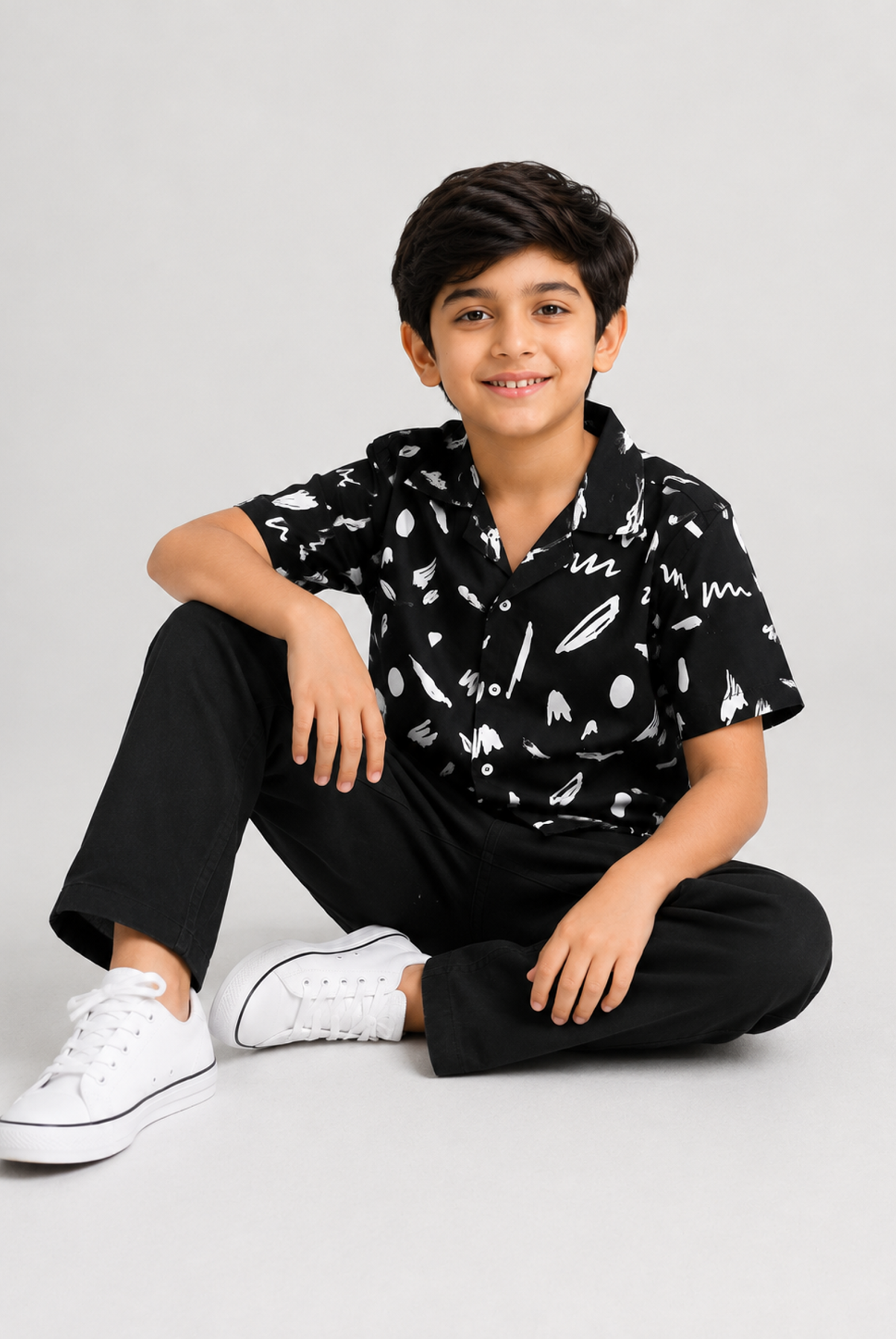 BOYS COAT COLLAR CASUAL SHIRT Reality