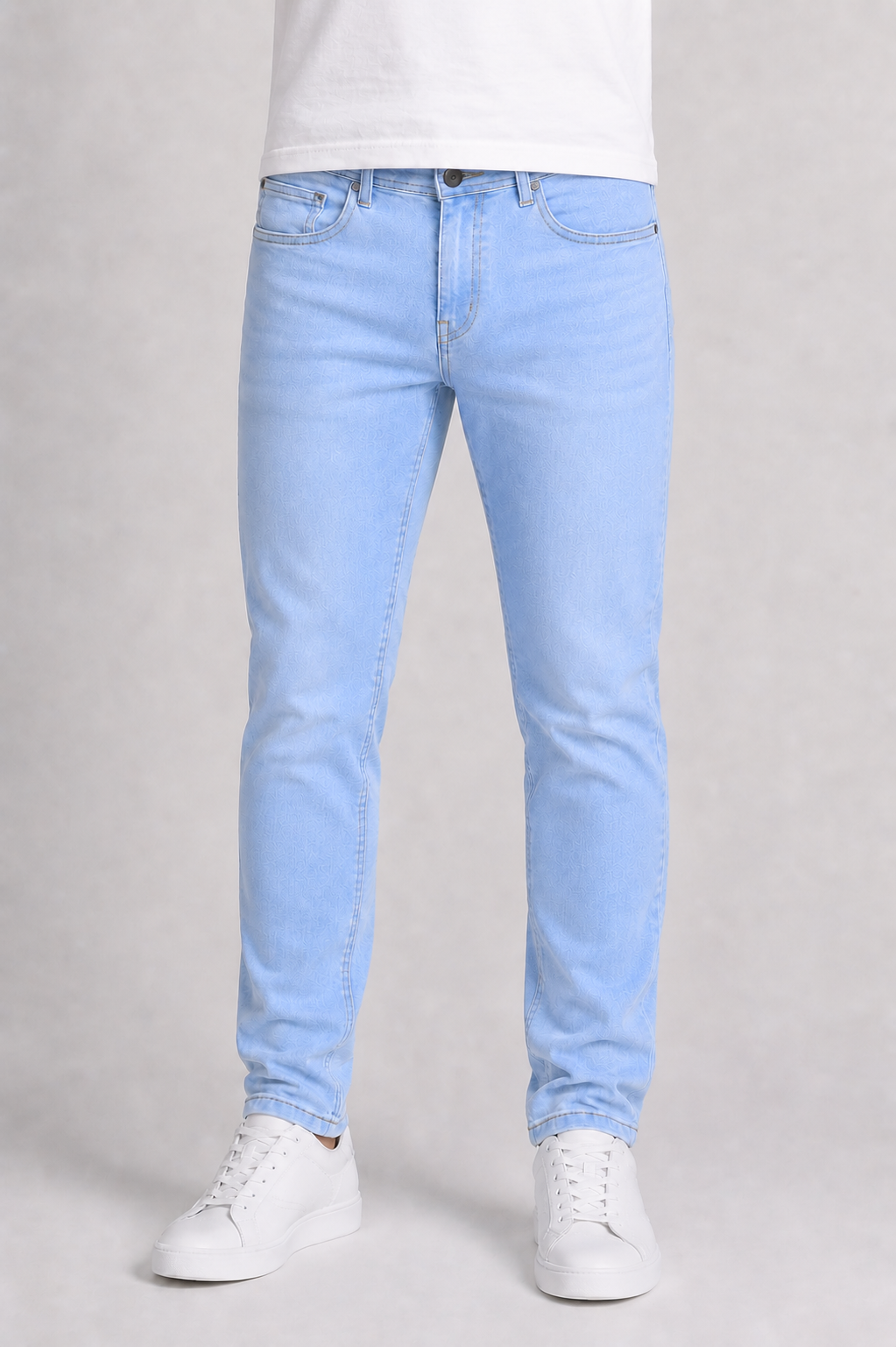 MEN sky blue Skin Fit Denim Reality