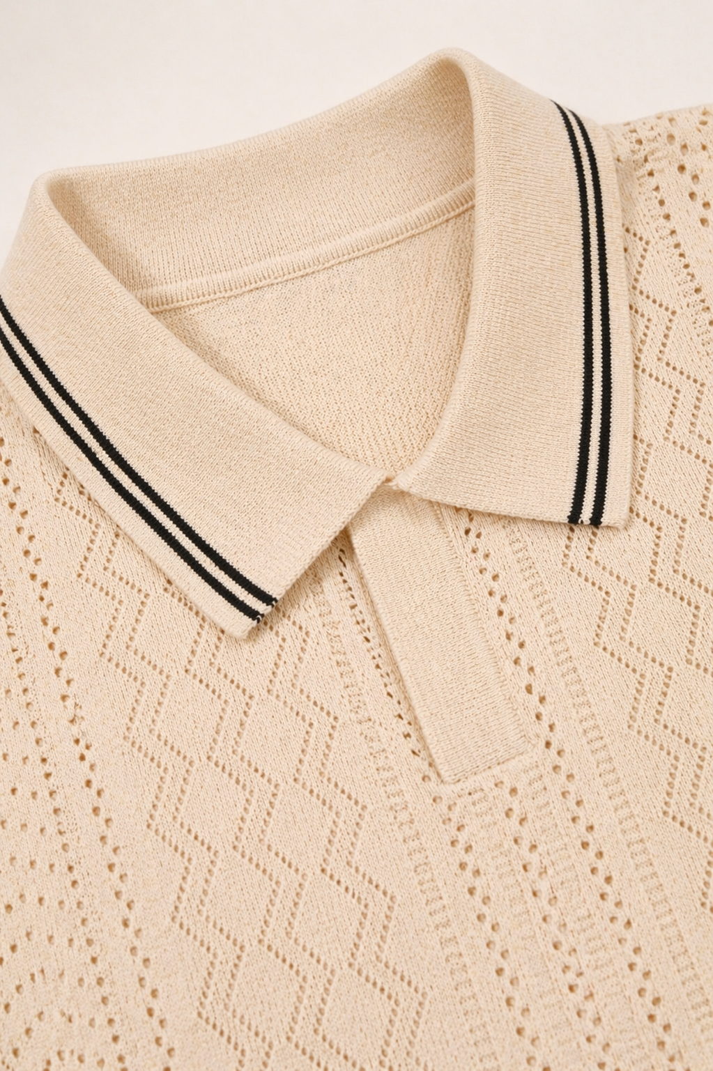IMPORTED KNITTED SKIN POLO Reality