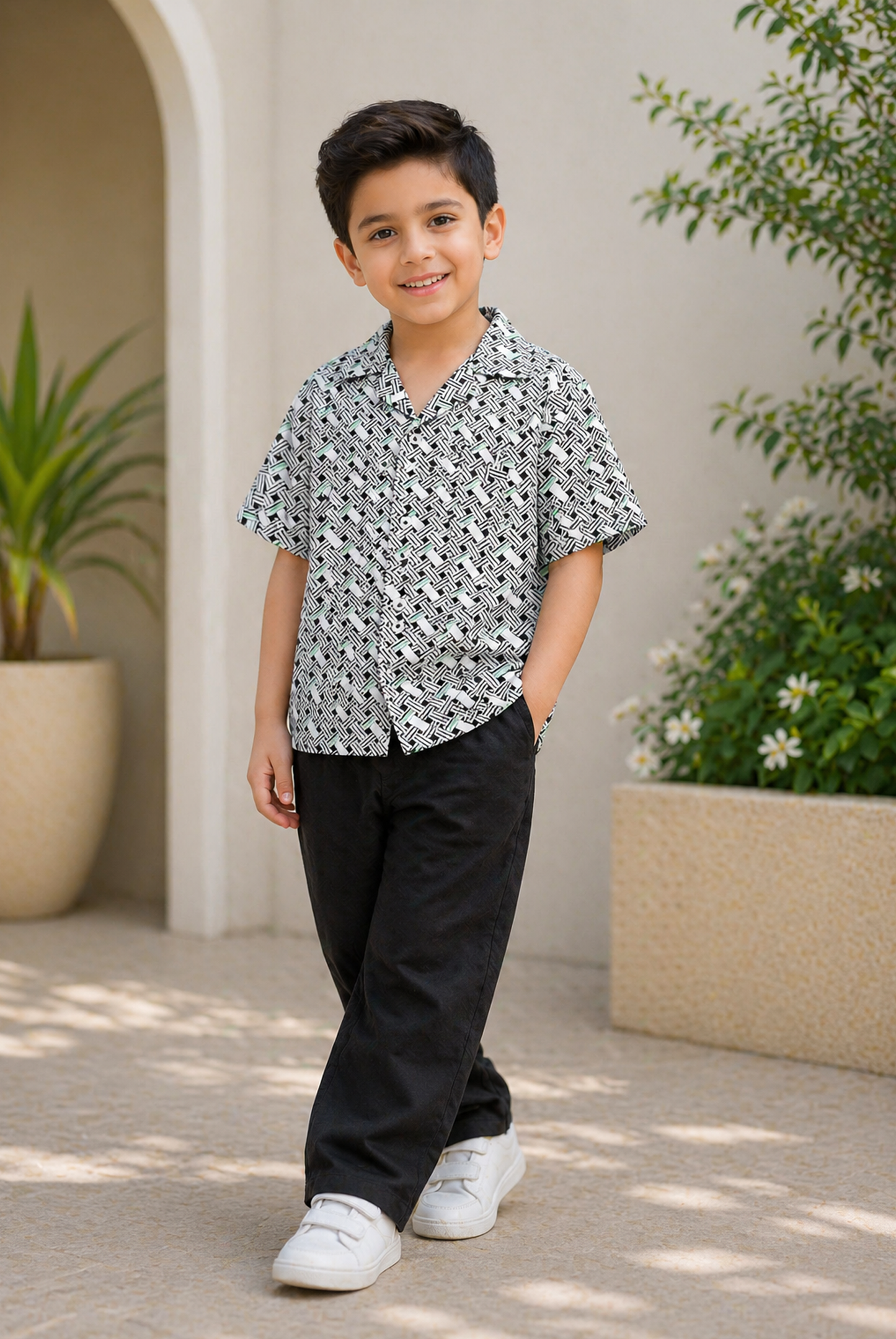 BCOAT COLLAR BLACK CASUAL SHIRT Reality