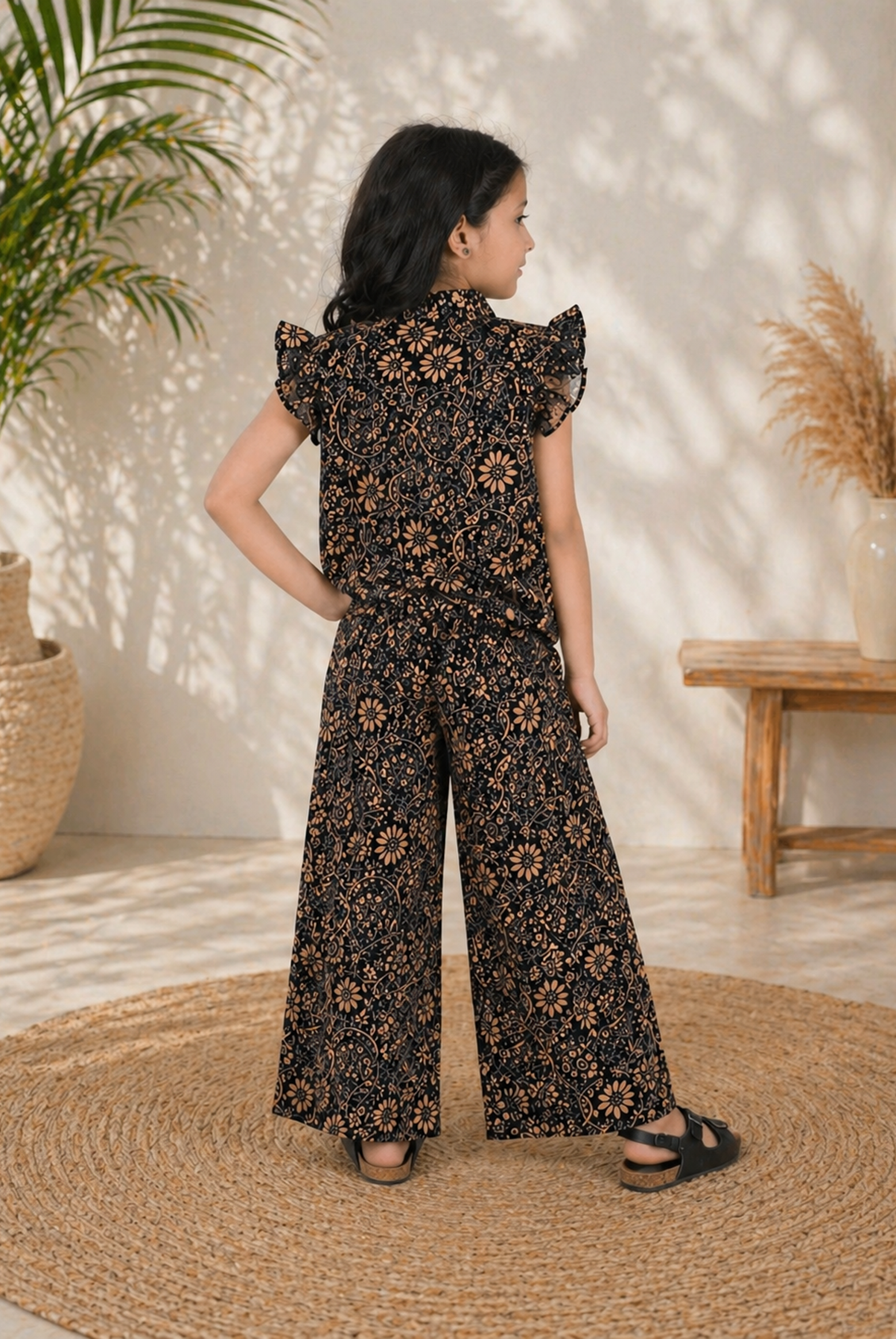 LIGHT BROWN STARRY BLOOM SUIT Reality