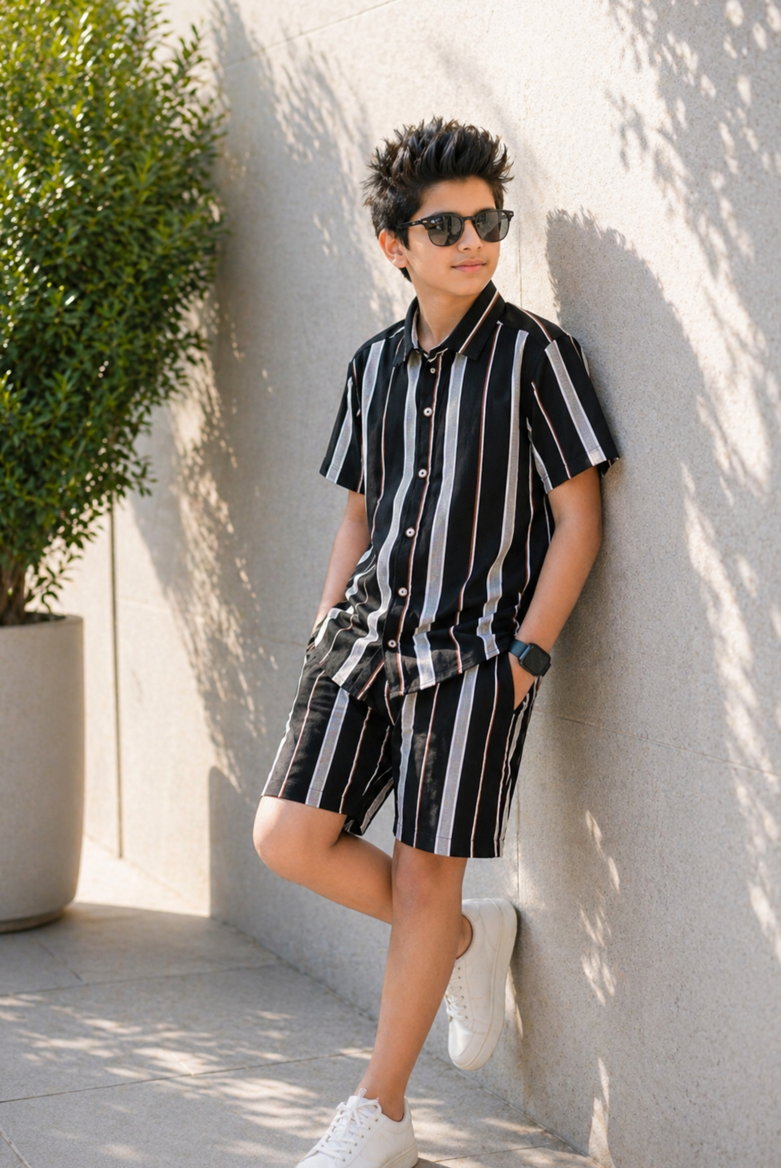 KIDS BLACK SHORTS Reality