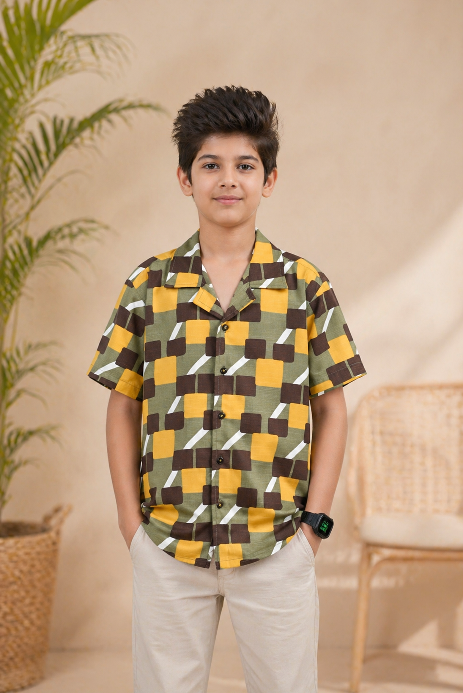 YELLOW CASUAL SHIRT Reality