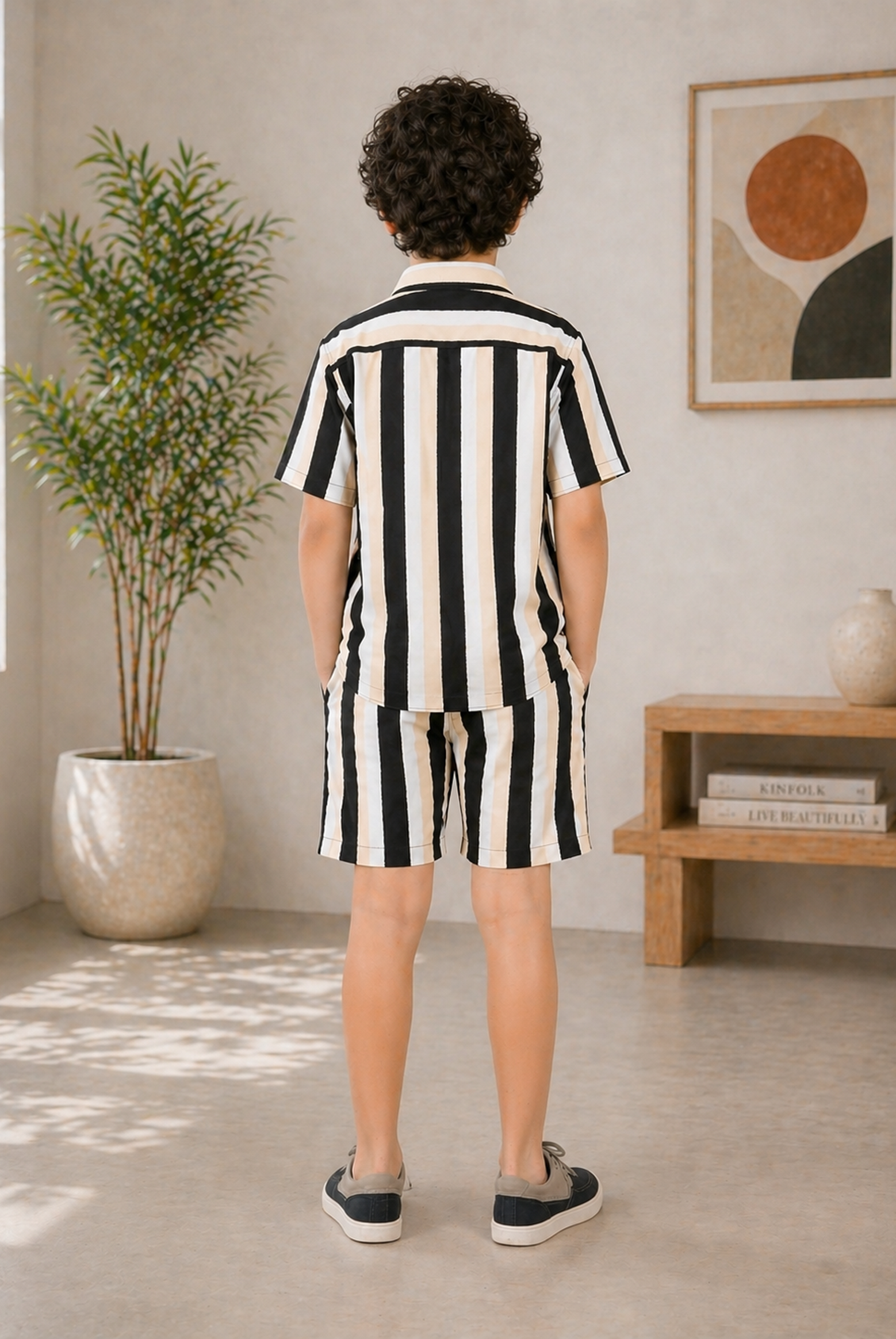 BOYS CREAM SHORTS Reality