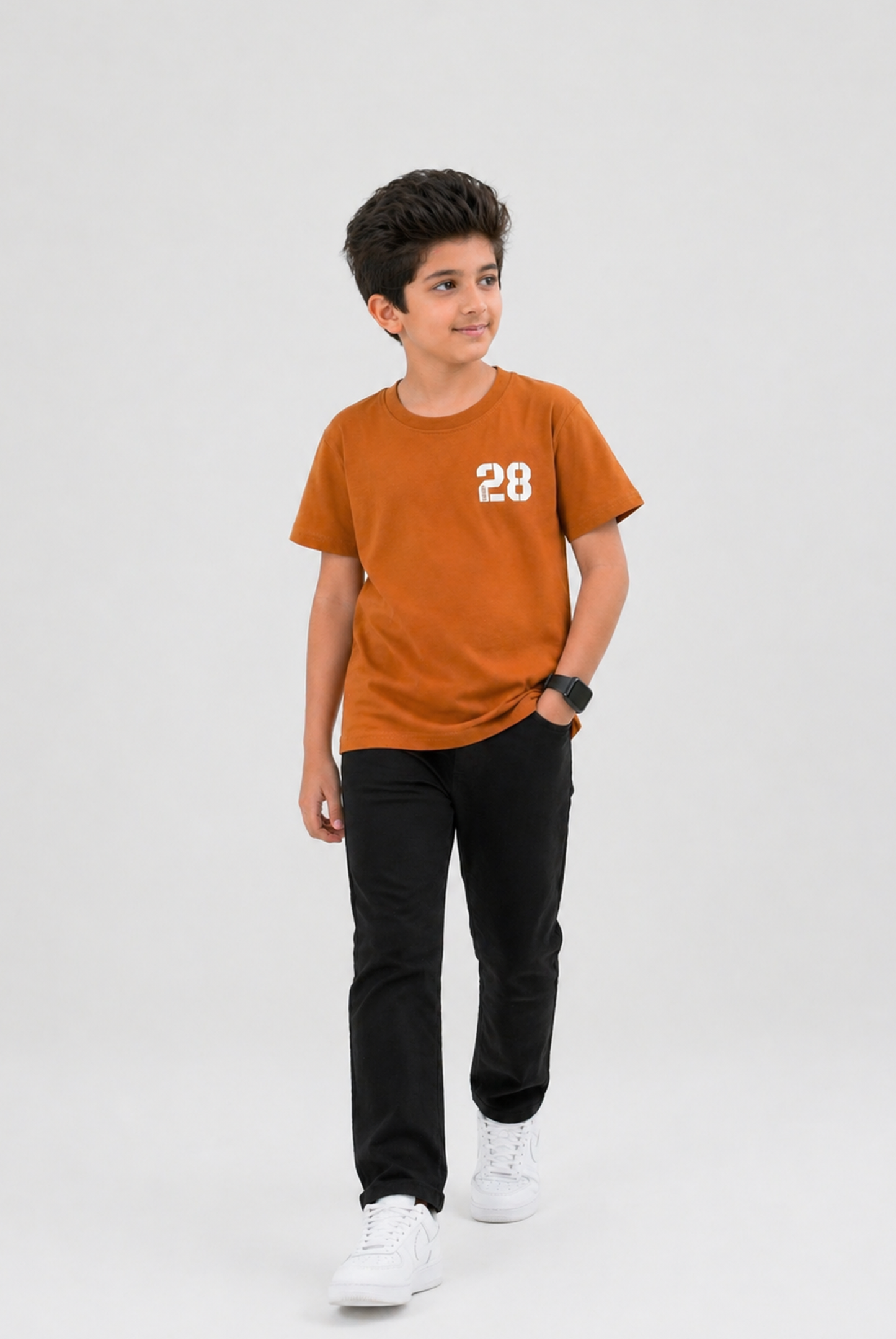 Boys BROWN T-SHIRT Reality
