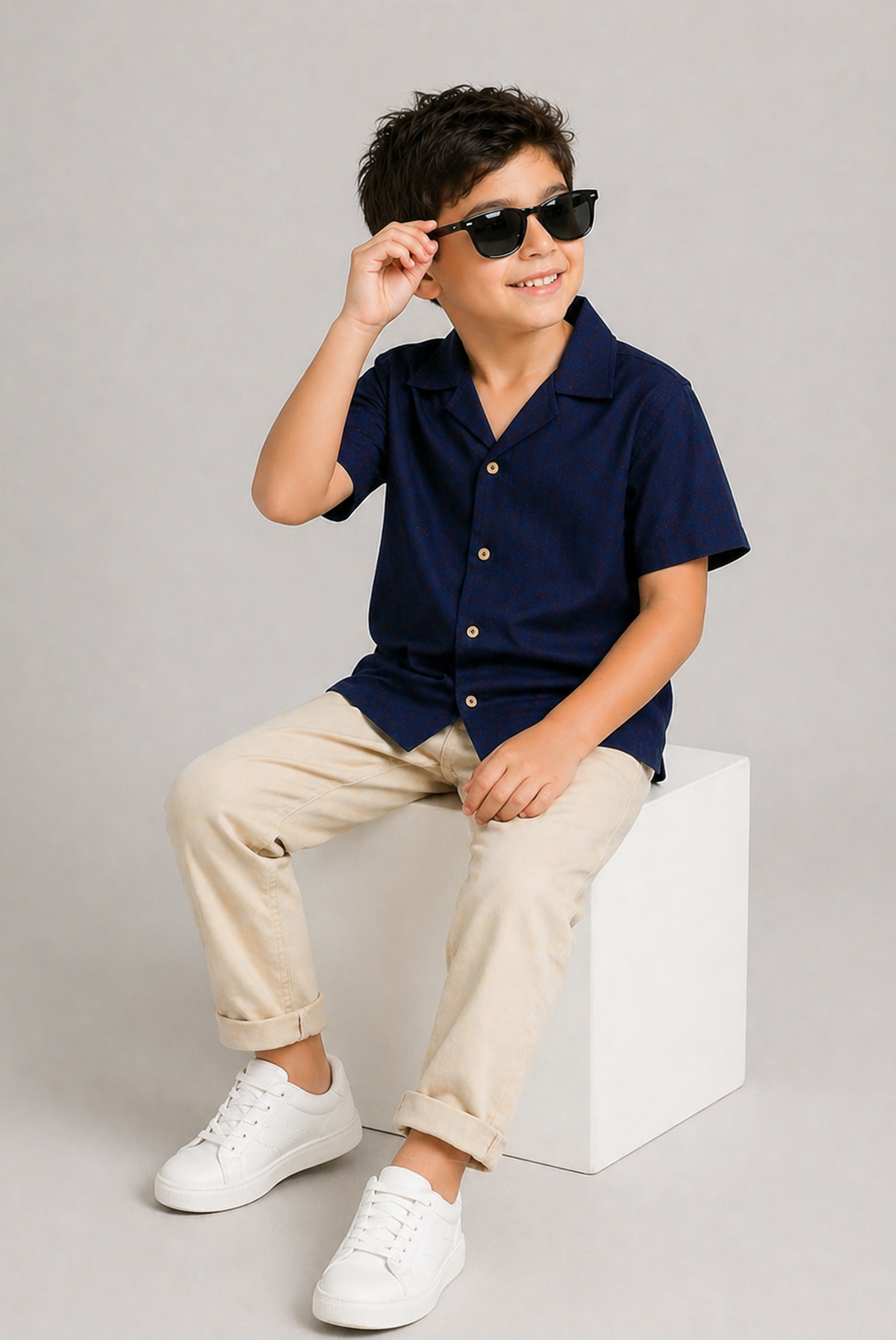COAT COLLAR Navy C-SHIRT Reality