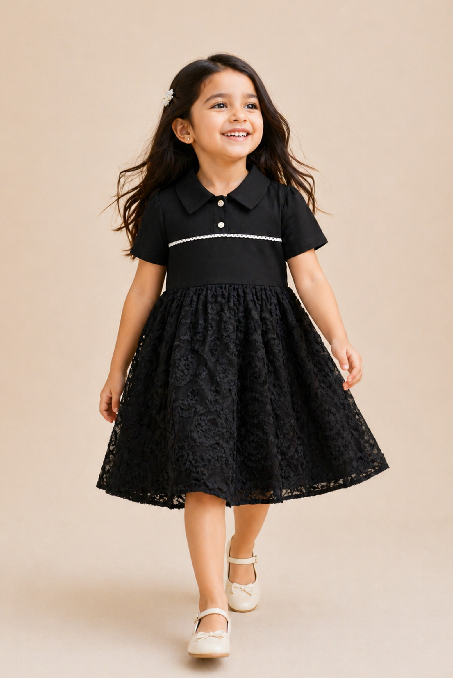 GIRLS BLACK FROCK Reality
