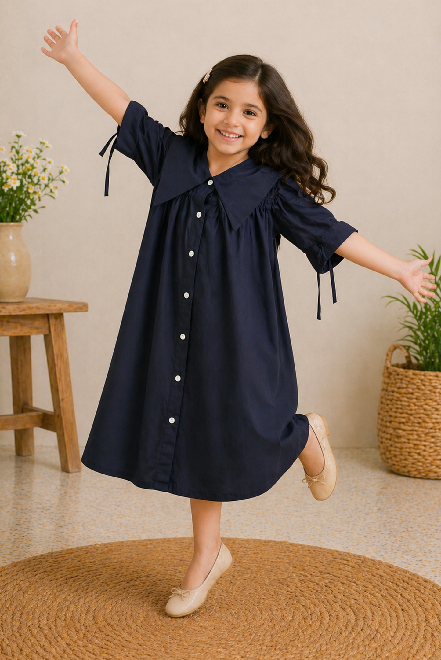 GIRLS NAVY FROCK Reality