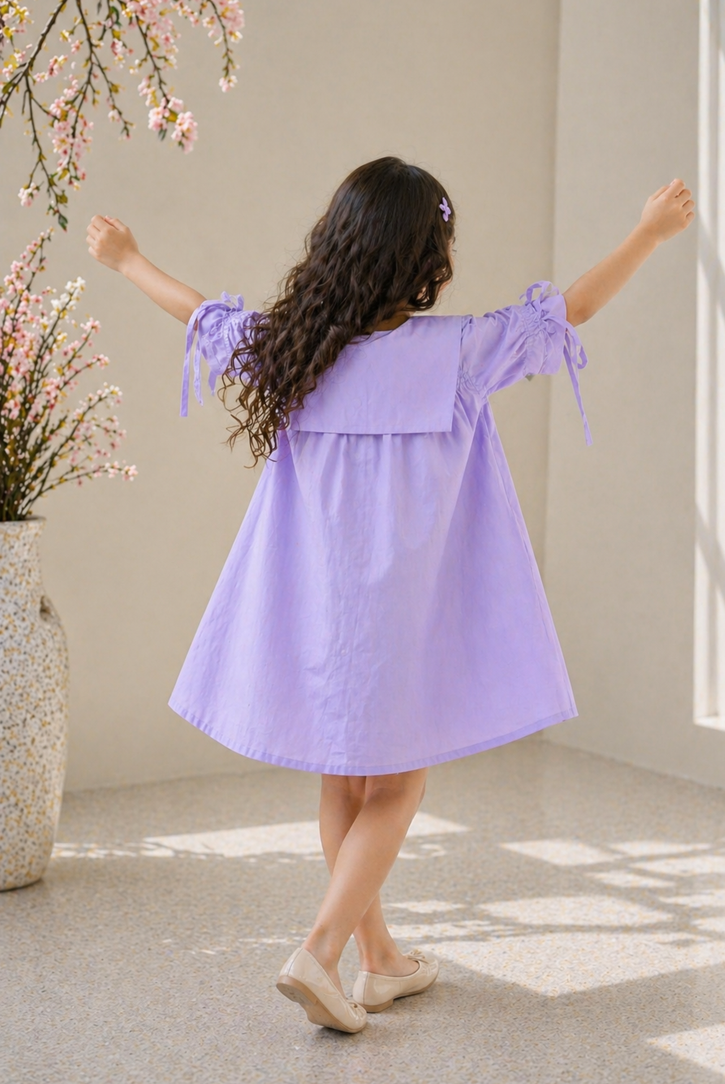 GIRLS PURPLE FROCK Reality