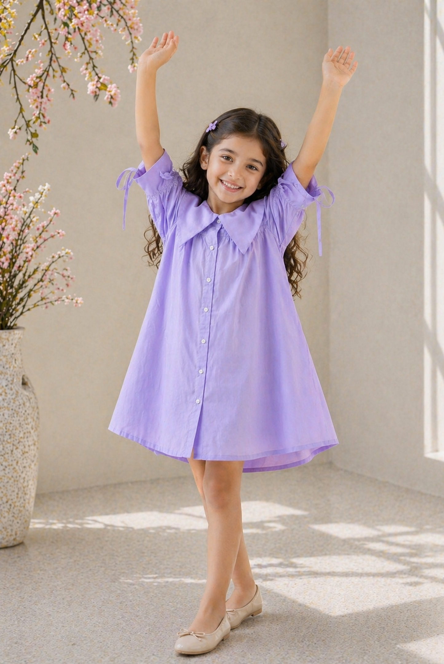 GIRLS PURPLE FROCK Reality