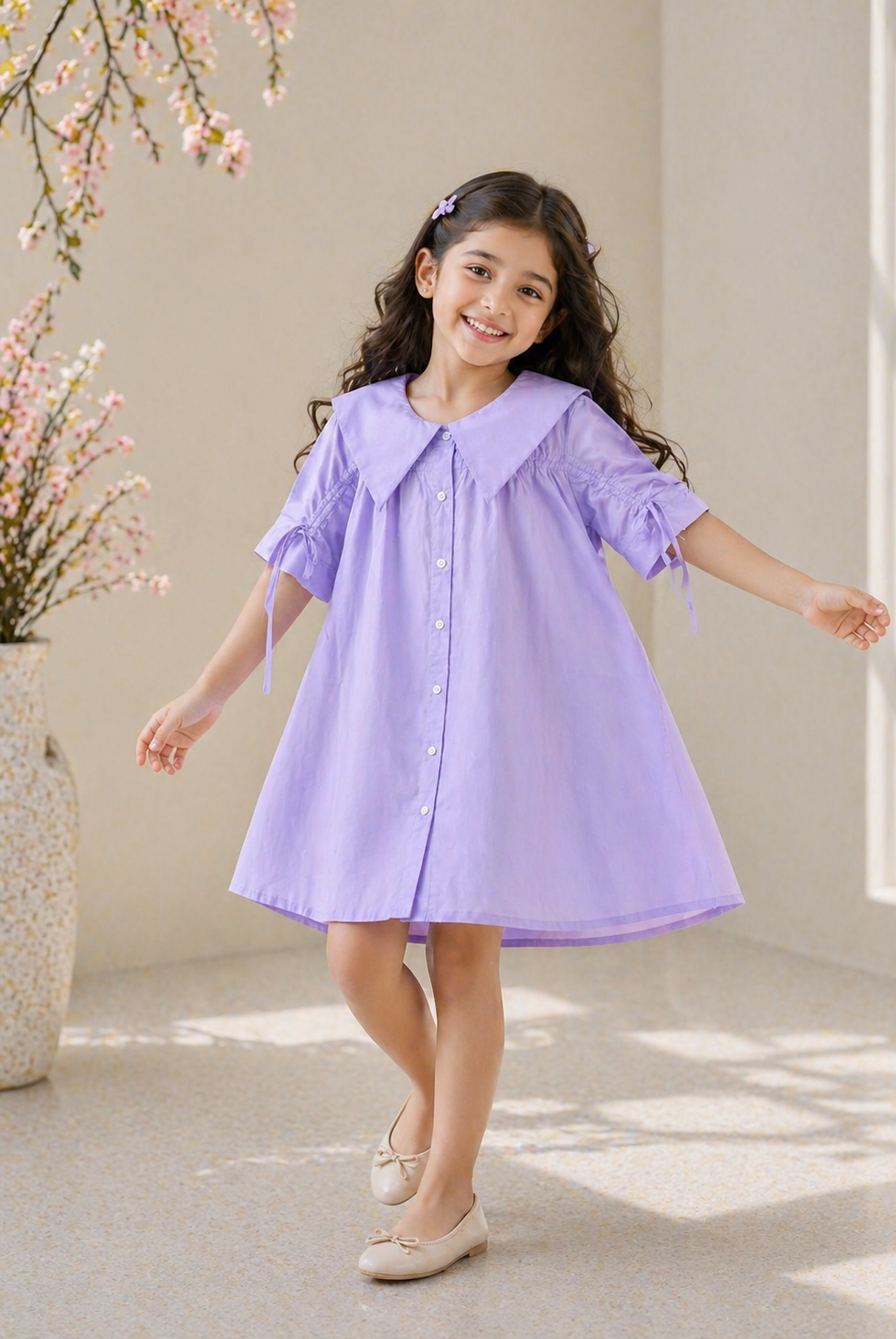 GIRLS PURPLE FROCK Reality
