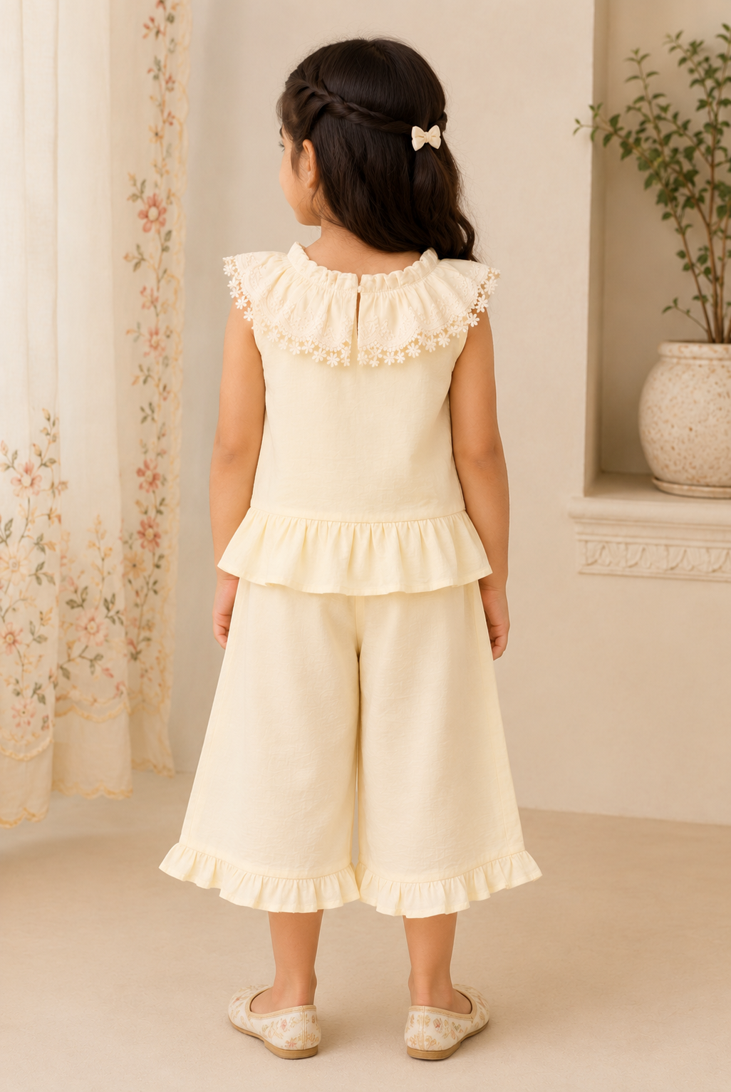 CREAM CO-ORD SUIT Reality