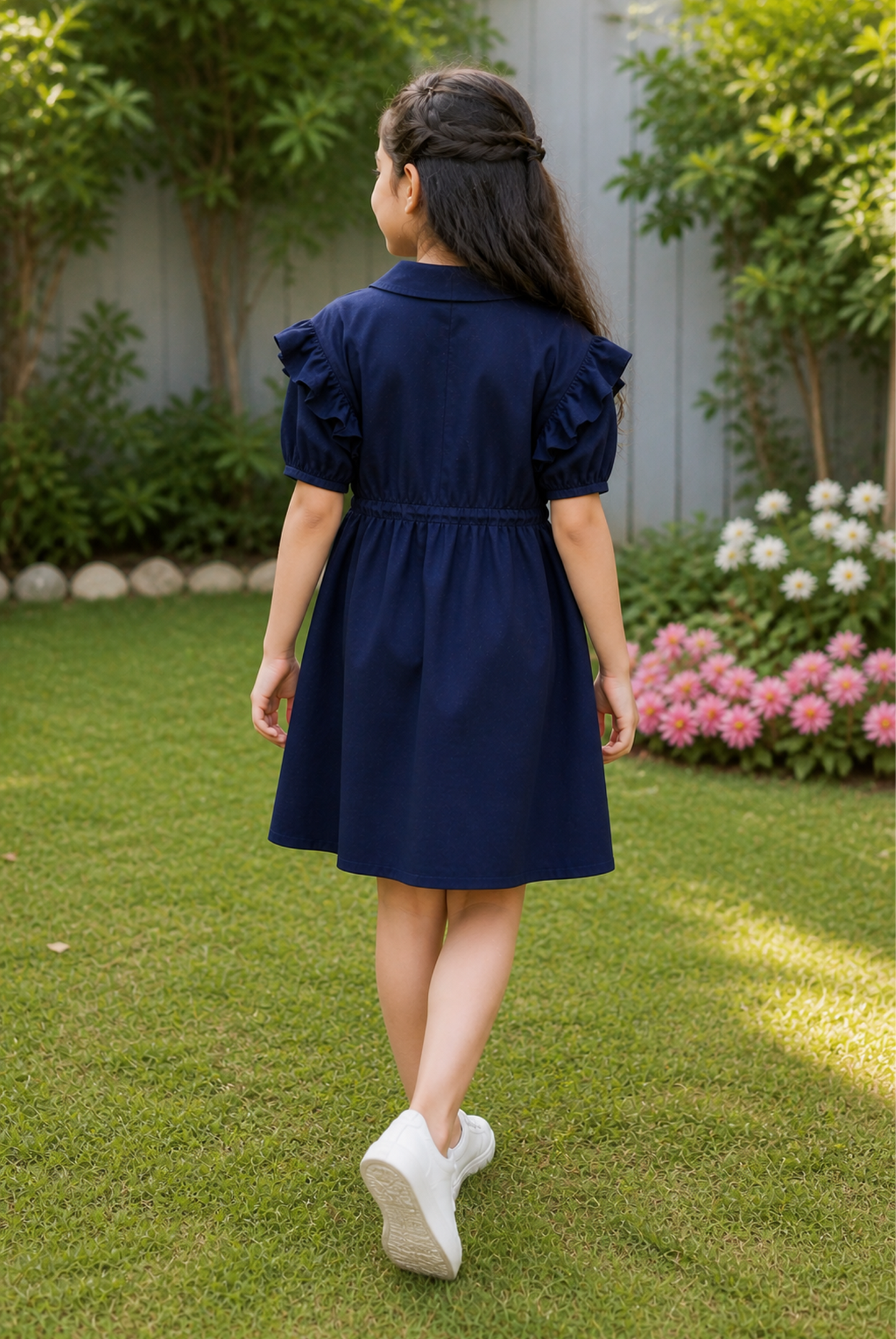 GIRLS NAVY FROCK Reality