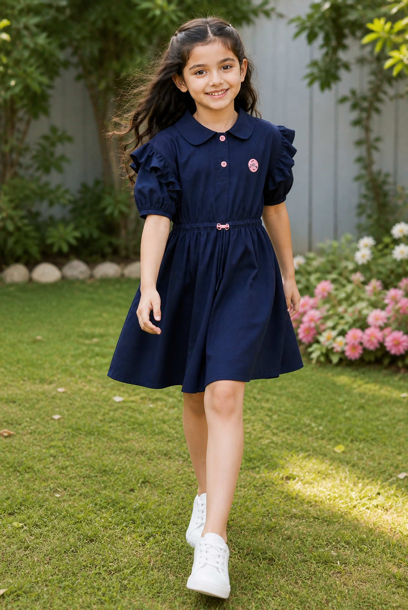 GIRLS NAVY FROCK Reality